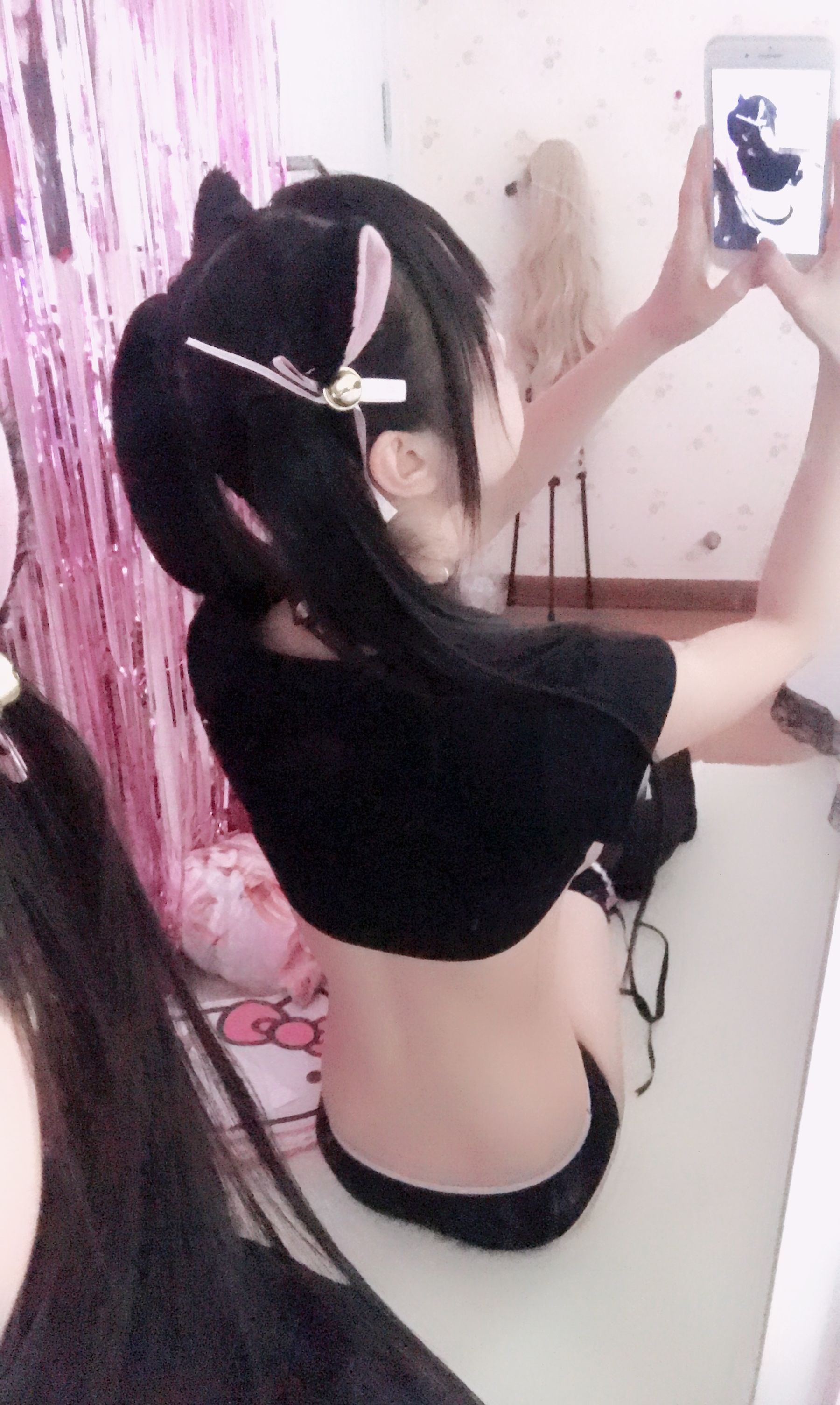 [福利COS] 双马尾少女赛高酱作品 - 黑色猫系第15张