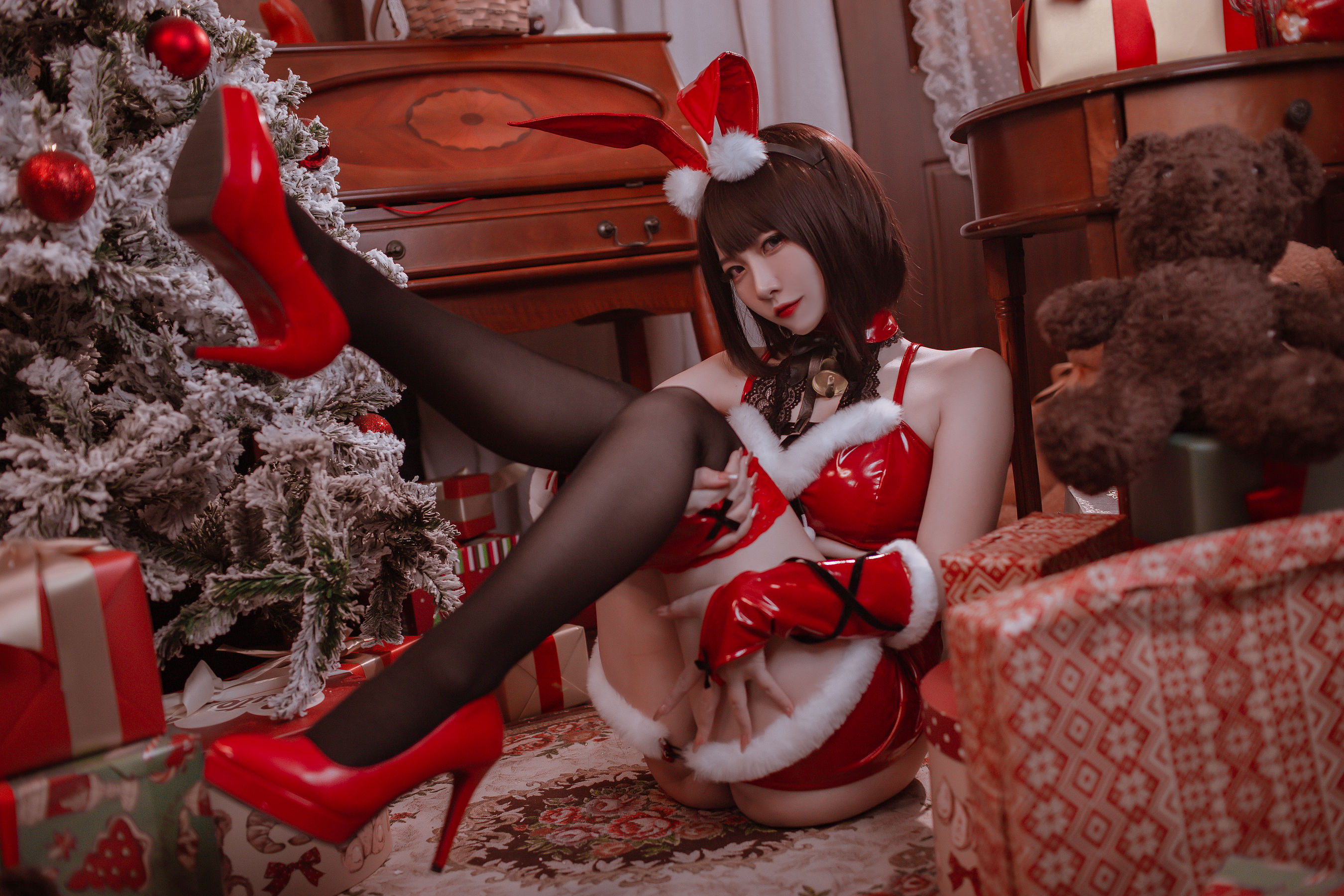 [福利COS] 人气Coser二佐Nisa - 圣诞佐佐第15张