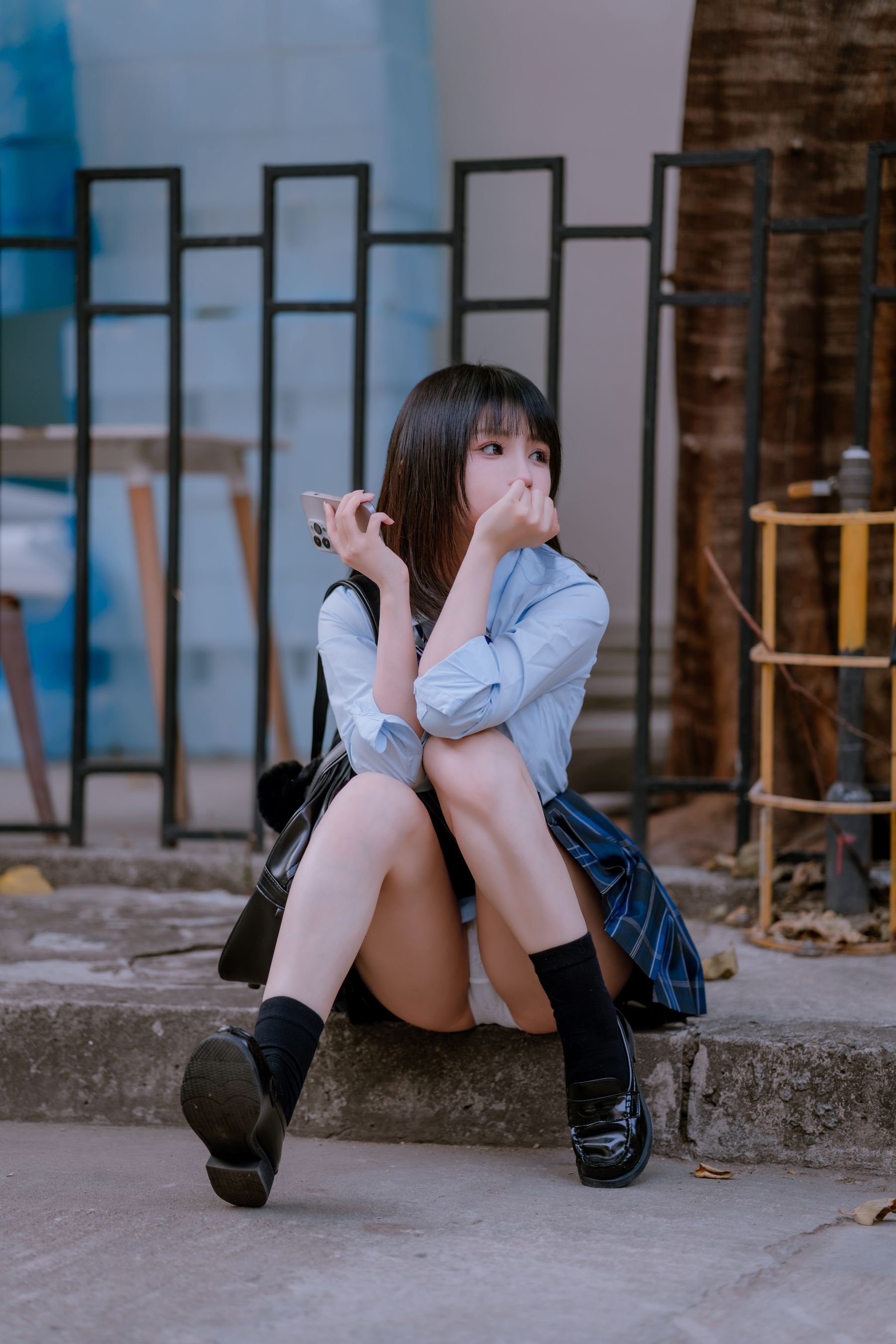 [福利COS] 桜井宁宁 - JK之居家第2张