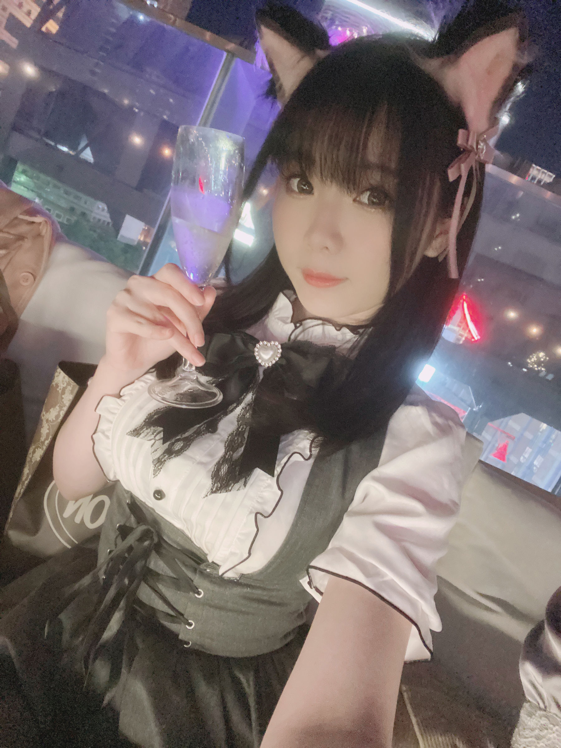 [福利COS] 微博妹纸霜月shimo - 一緒に飲みますか？第1张