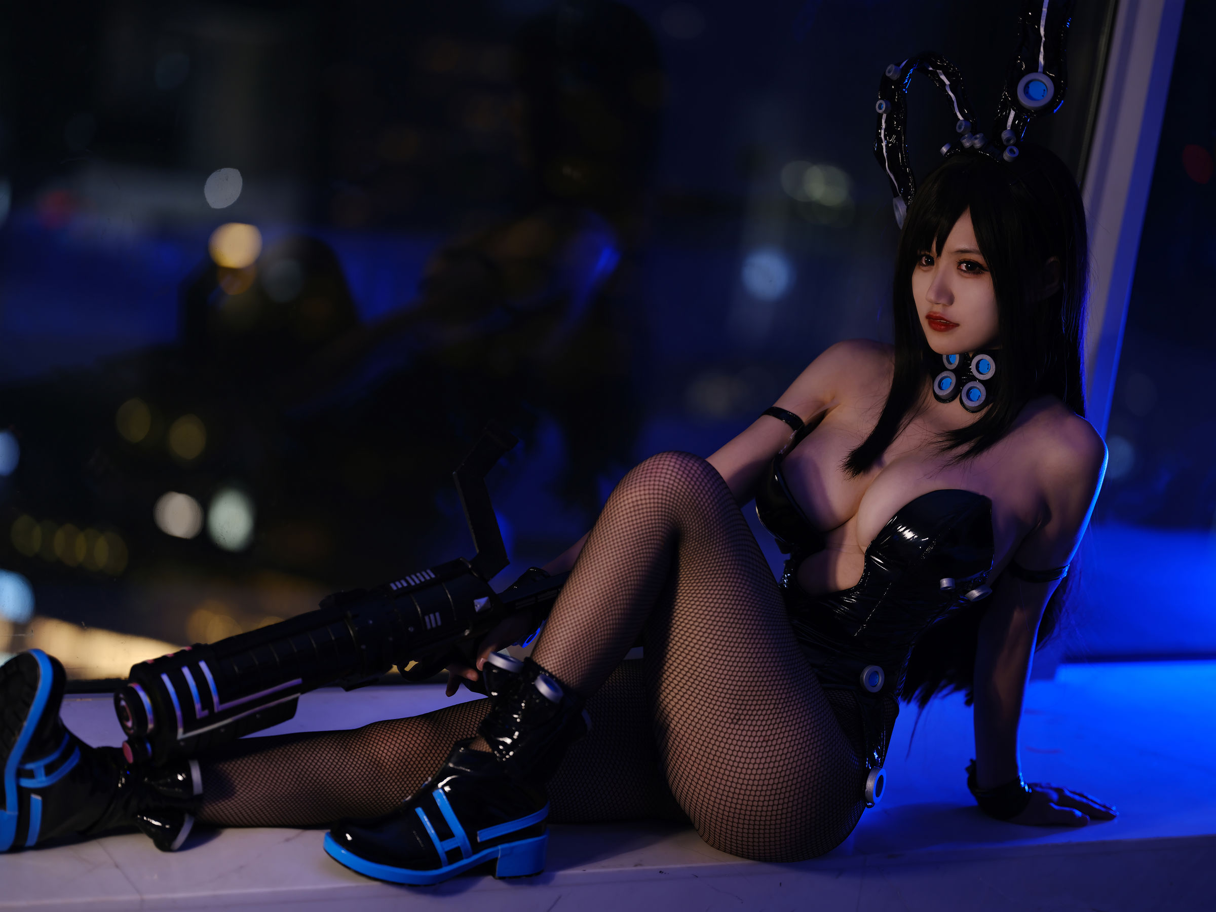 [福利COS] 动漫博主小仓千代w - 下平玲花兔女郎第5张