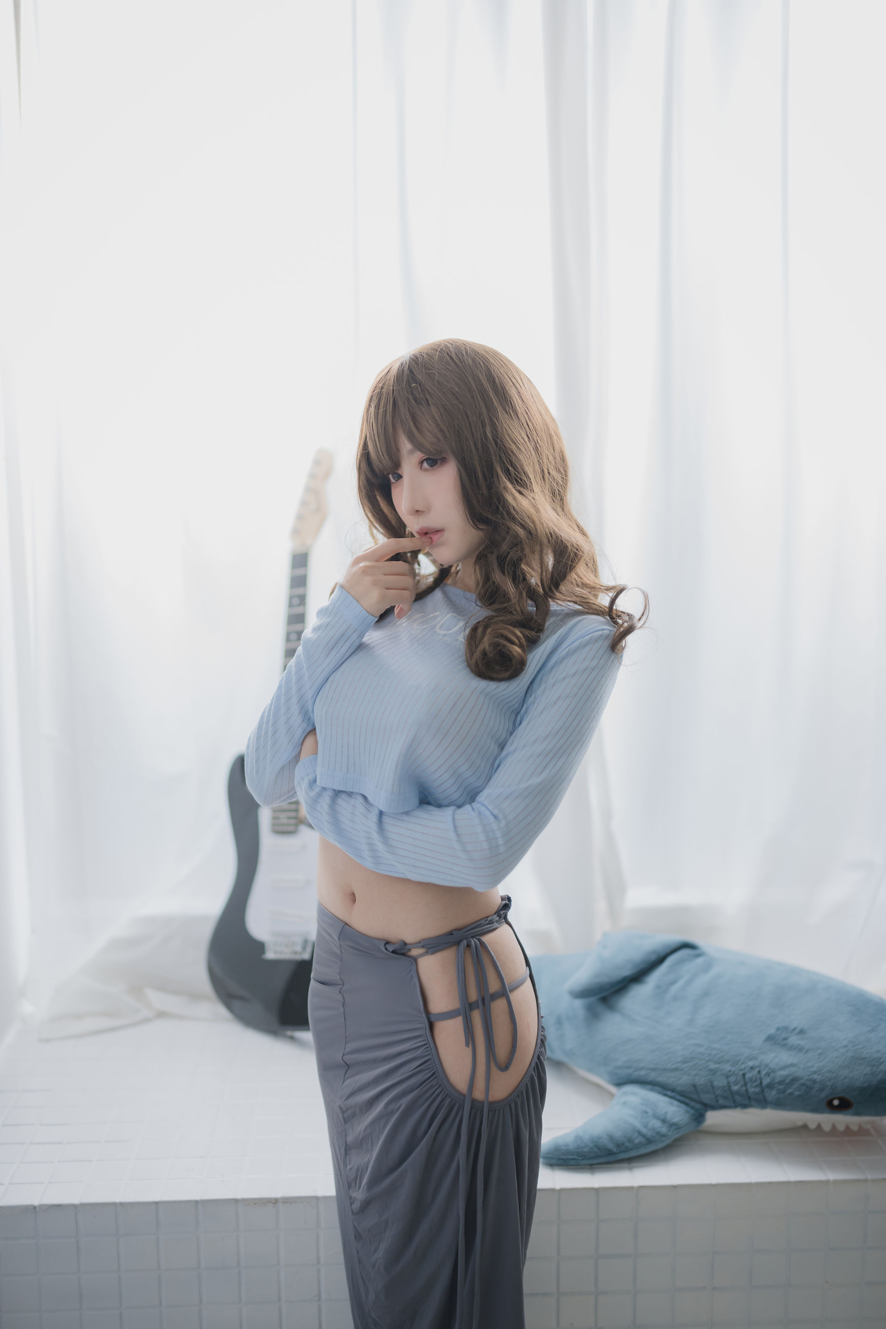 [福利COS] Shika小鹿鹿 - 吉他妹妹第4张