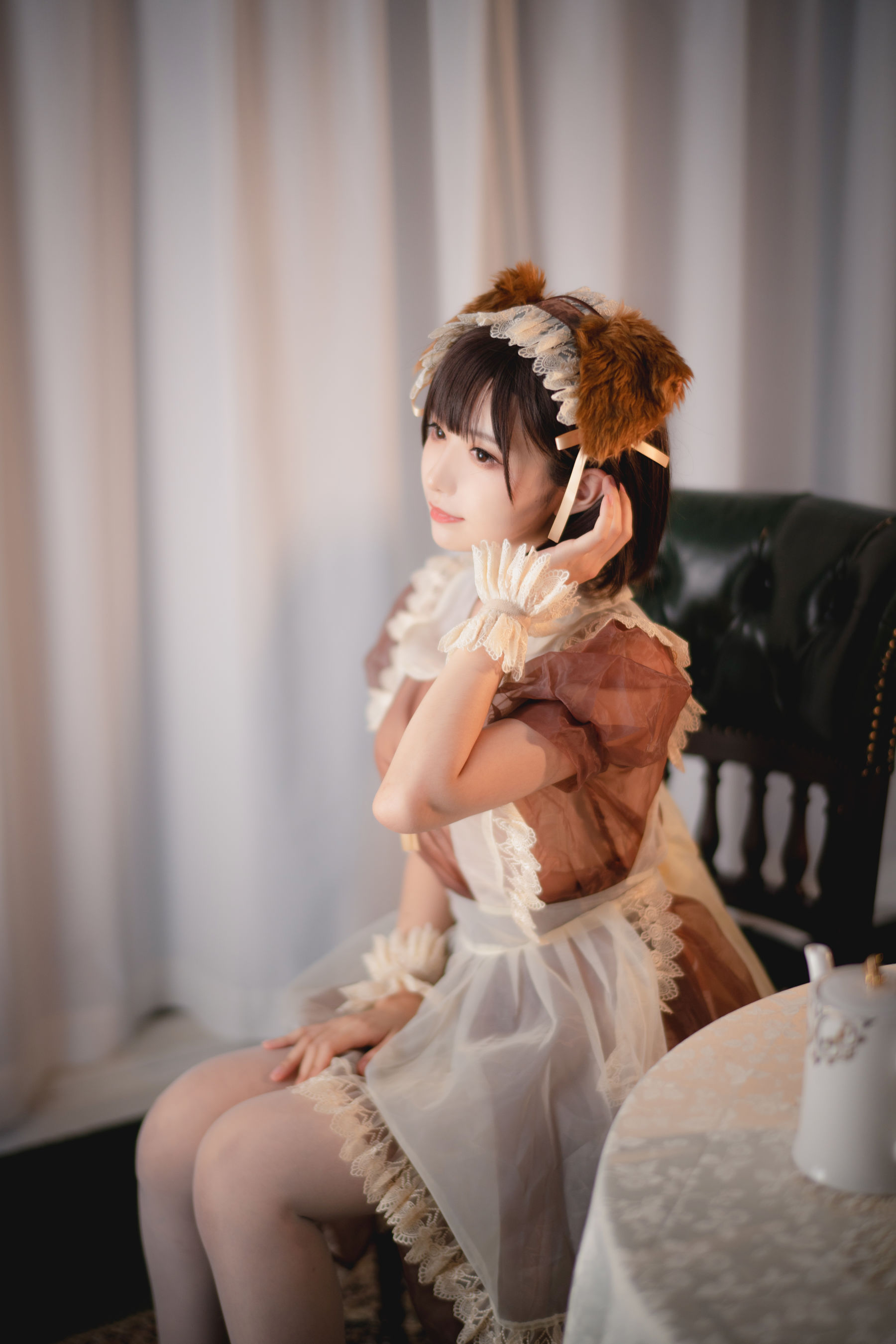 [福利COS] Shika小鹿鹿 - 透明女仆第4张