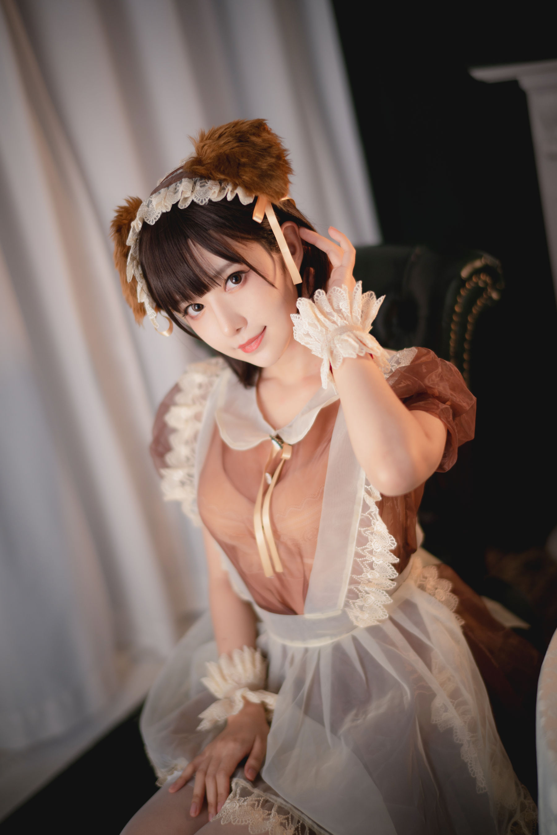 [福利COS] Shika小鹿鹿 - 透明女仆第4张