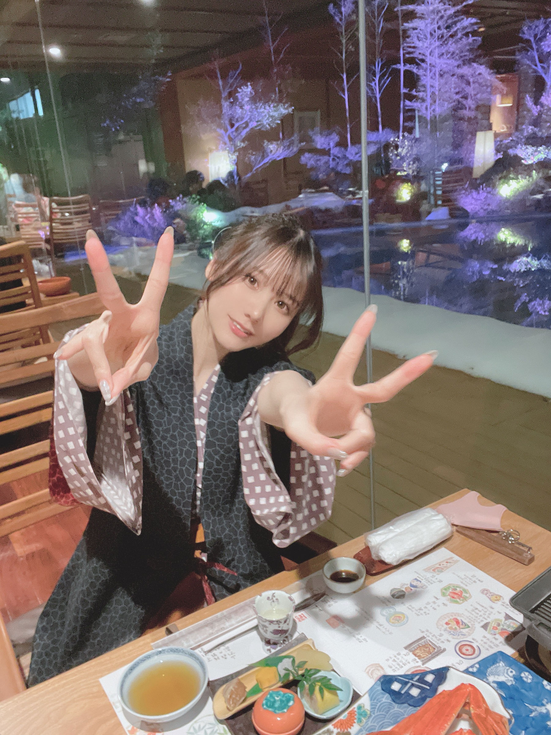 [福利COS] 日本甜美COSERけんけん[fantia] 20220111-石川観光 温泉浴衣第4张