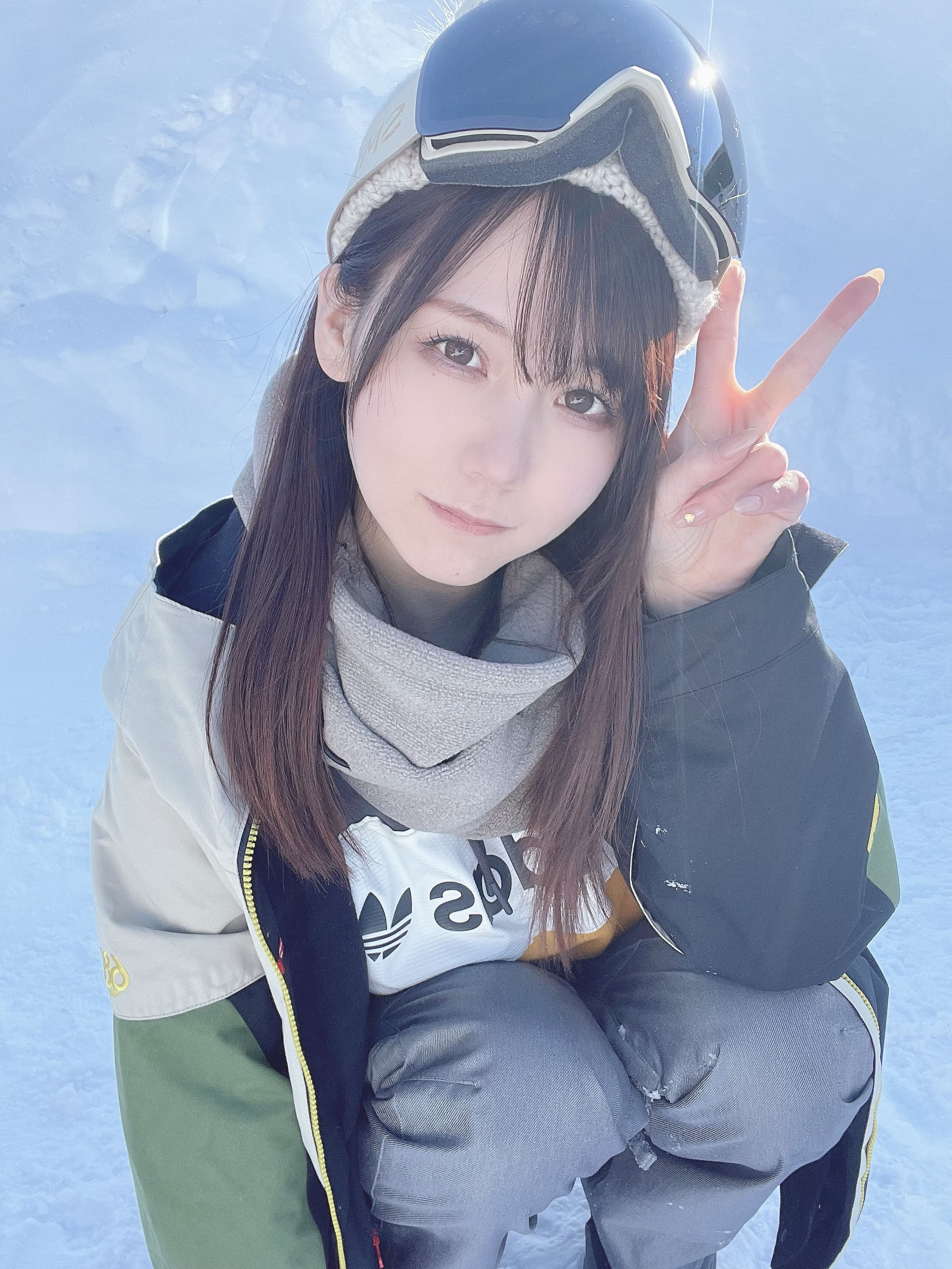 [福利COS] 日本甜美COSERけんけん[fantia] 20220131-スノボウェア第2张