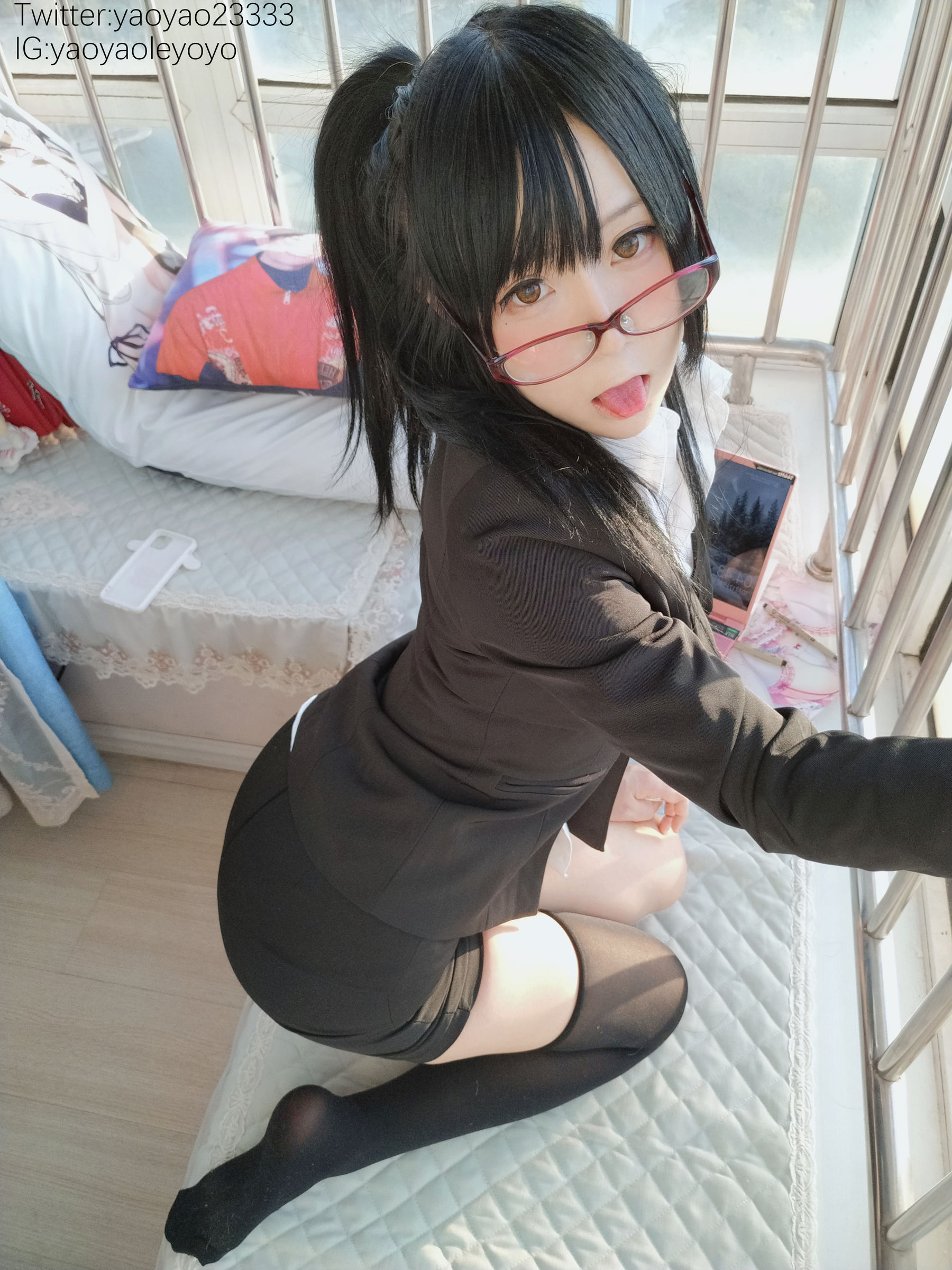 [福利COS] 萌妹子Coser摇摇乐yoyo - 补习老师第26张