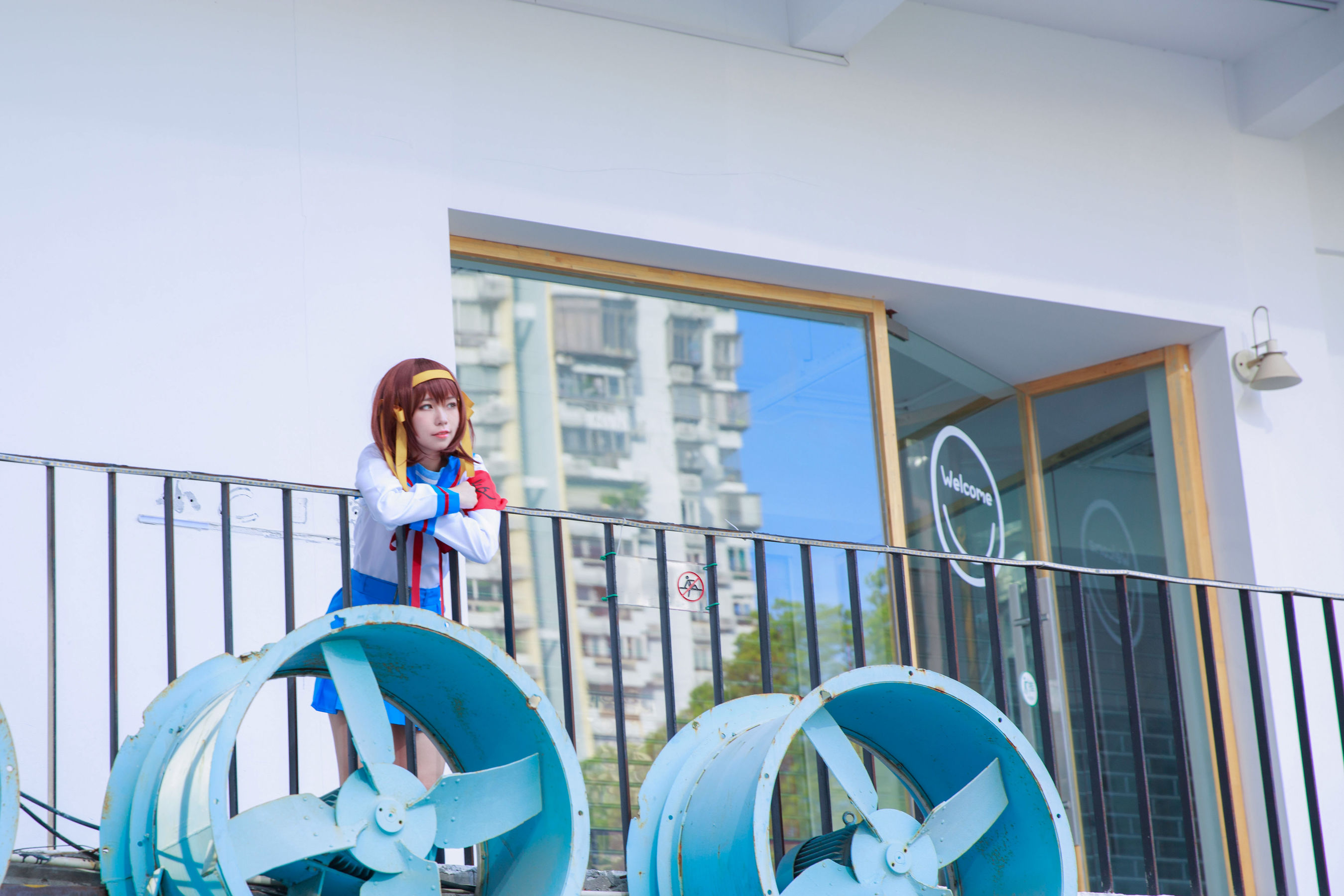 [福利COS] 动漫博主G44不会受伤 - 凉宫 制服第7张