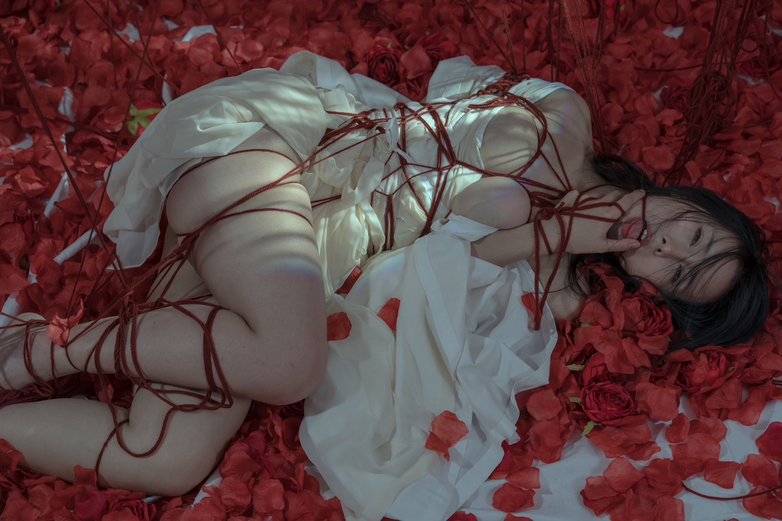 [福利COS] 云溪溪 - 奶桃 囚鸟第17张