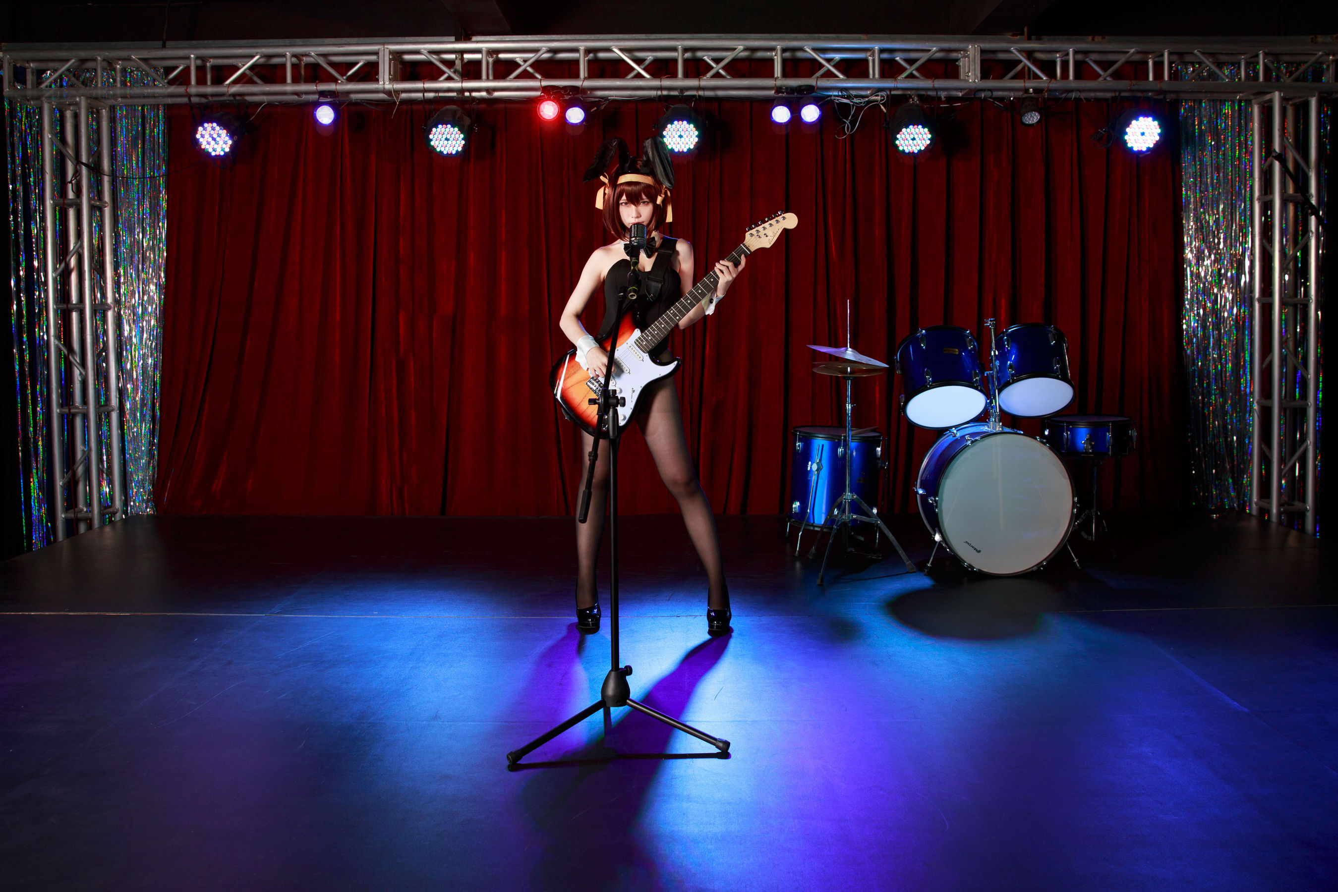 [福利COS] 动漫博主G44不会受伤 - 凉宫 兔女郎第4张