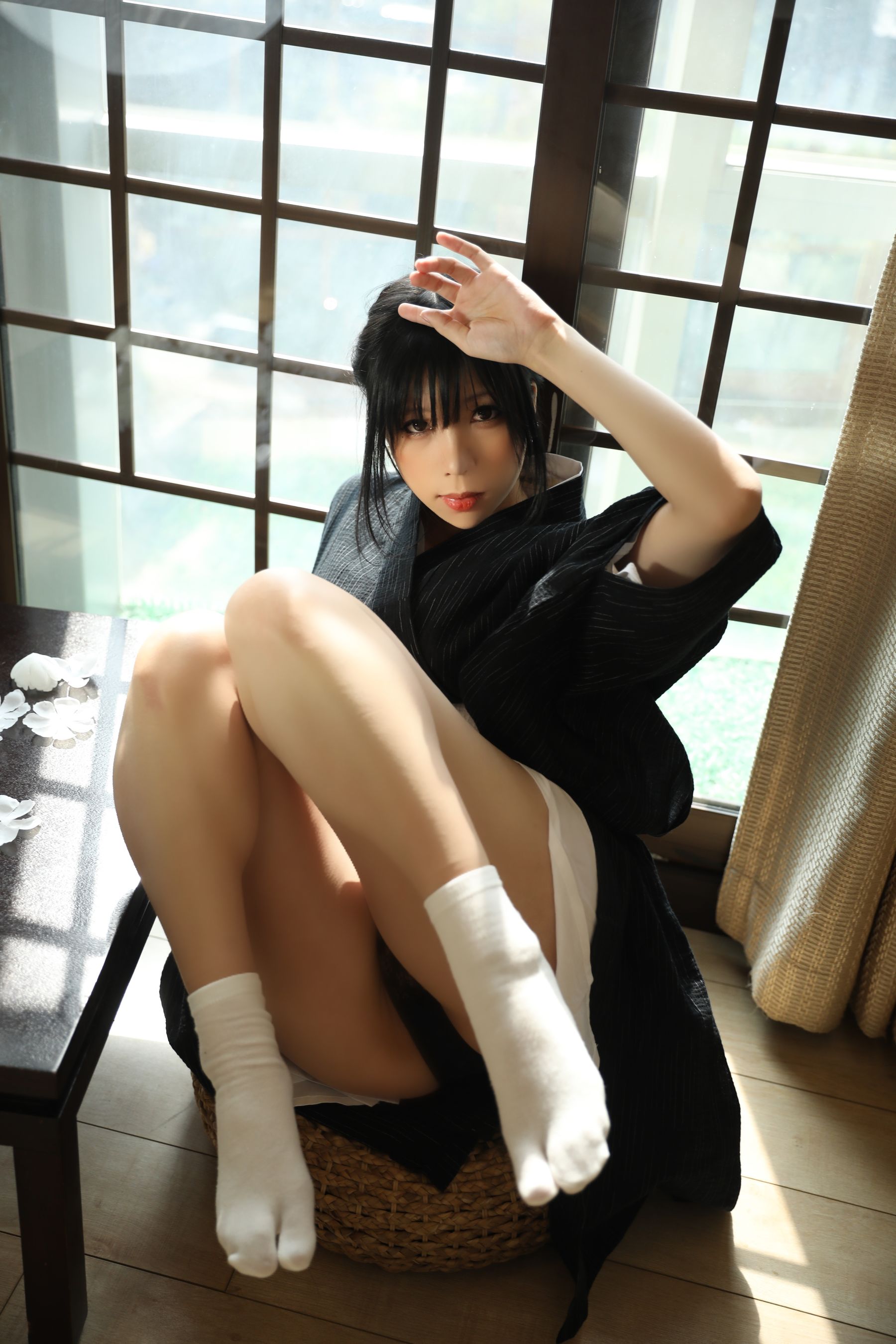 [福利COS] 二次元巨乳美女鹿野希 - 未亡人第20张