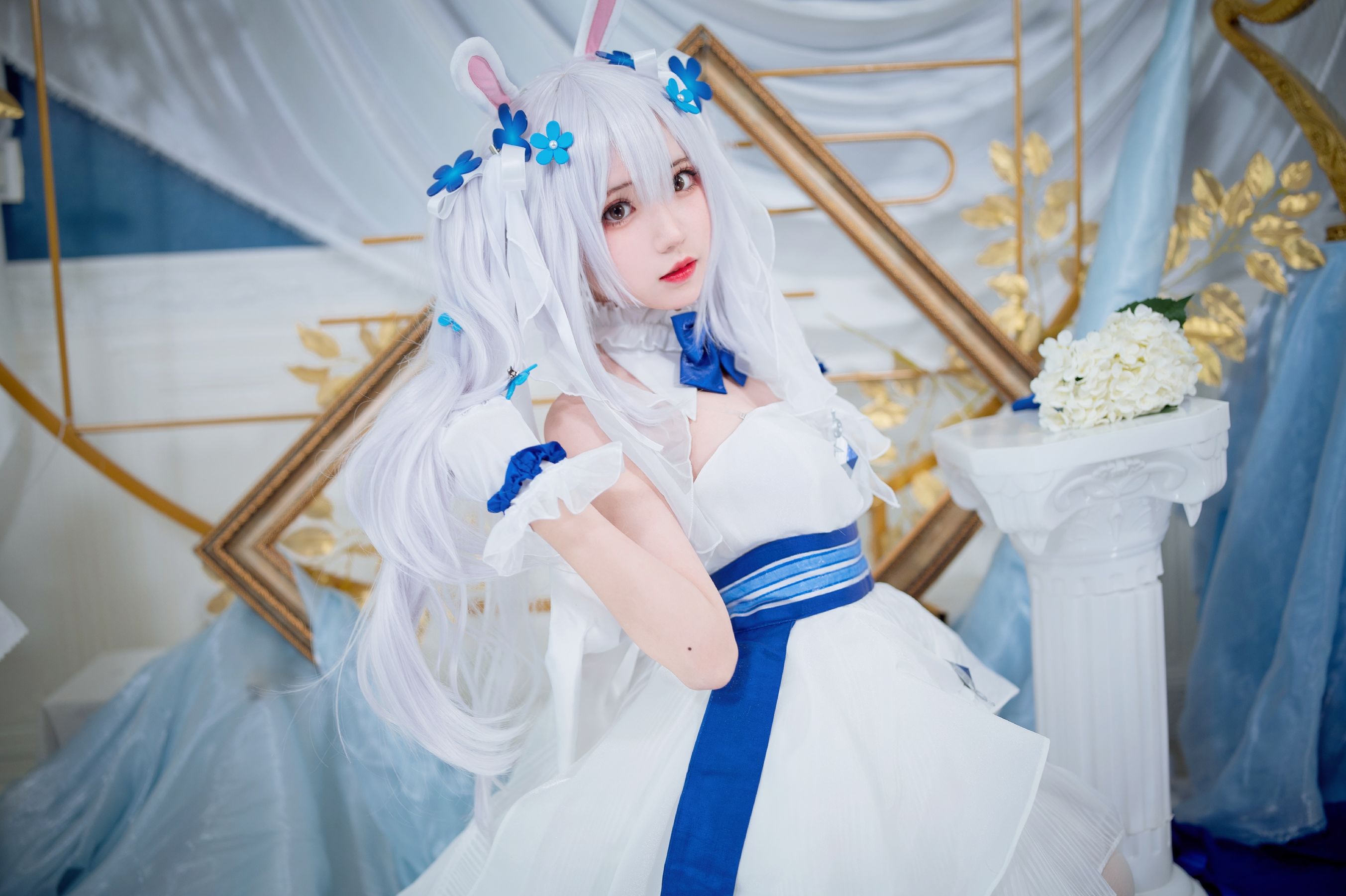 [福利COS] 花柒Hana - 拉菲花嫁第6张