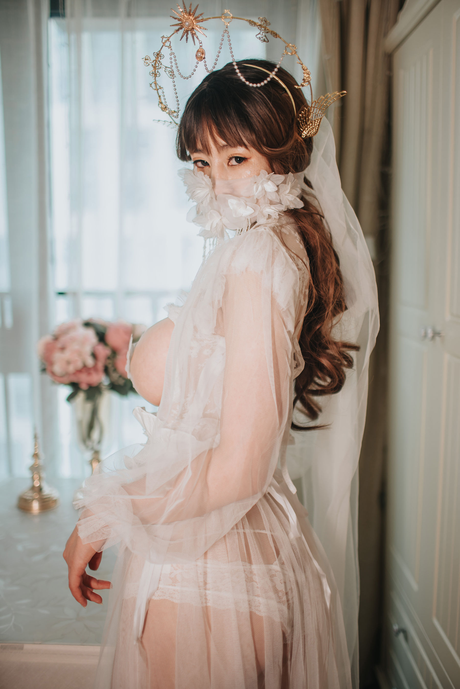 [福利COS] 星澜是澜澜叫澜妹呀 - 婚纱第6张