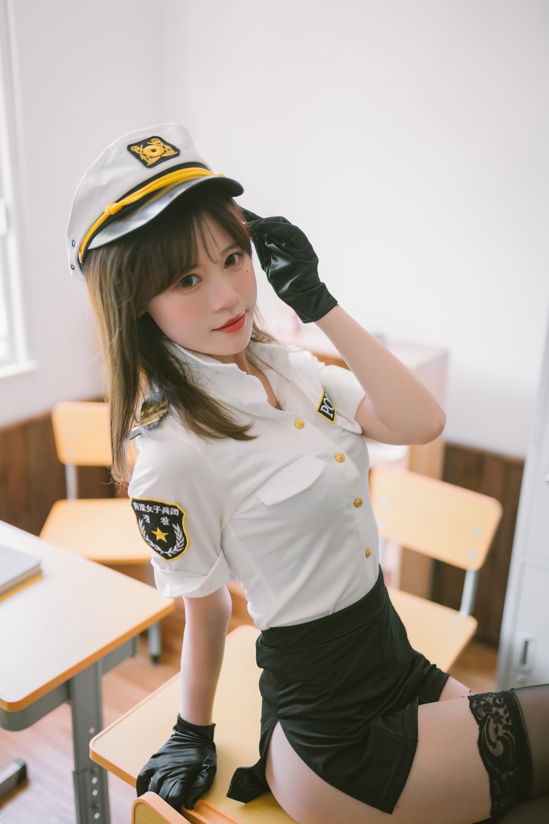 [福利COS] 星黛鹿鹿(千反田鹿鹿) - 日常女警第9张