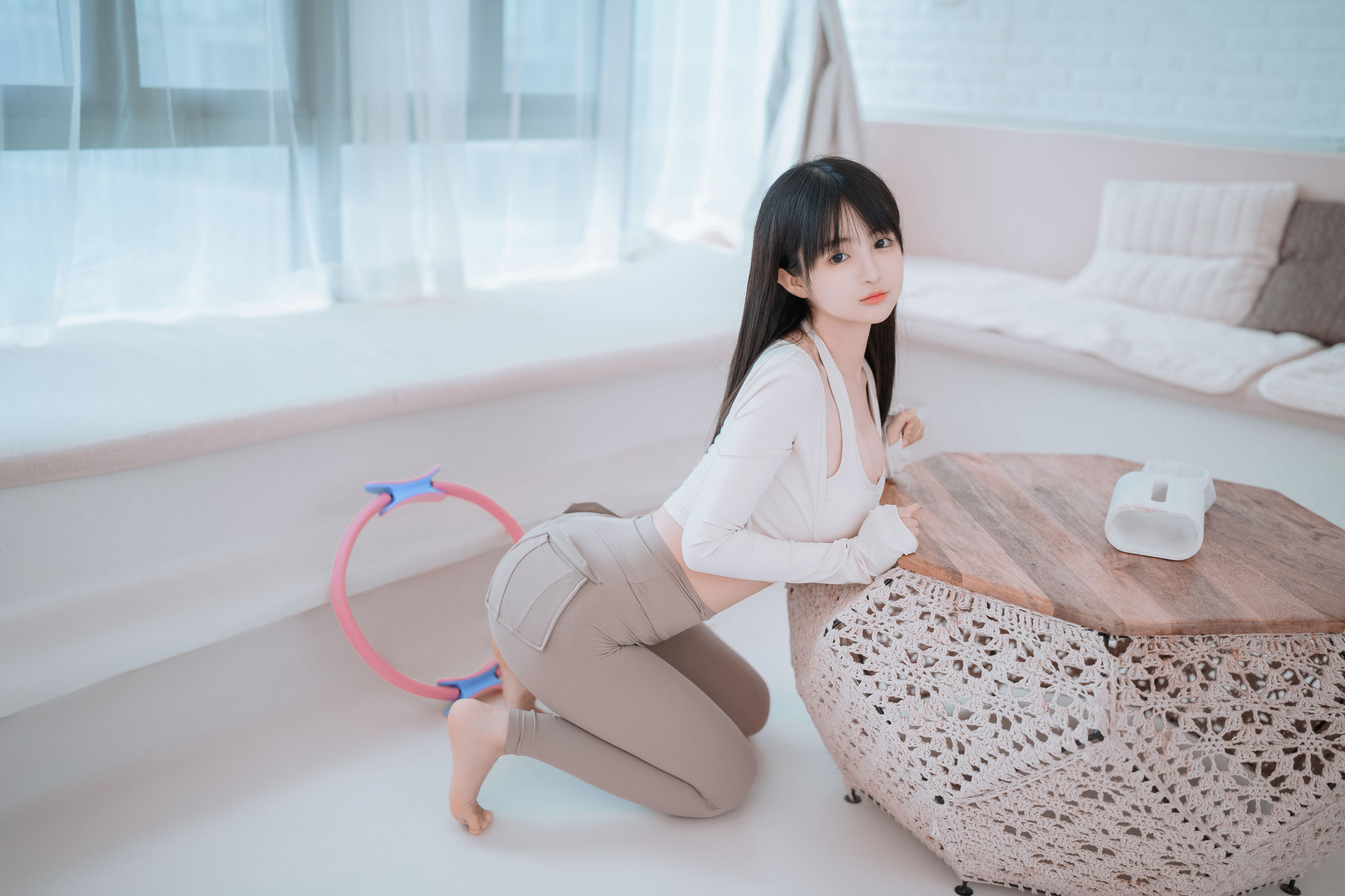 [福利COS] 桜井宁宁 - 瑜伽妹妹第9张