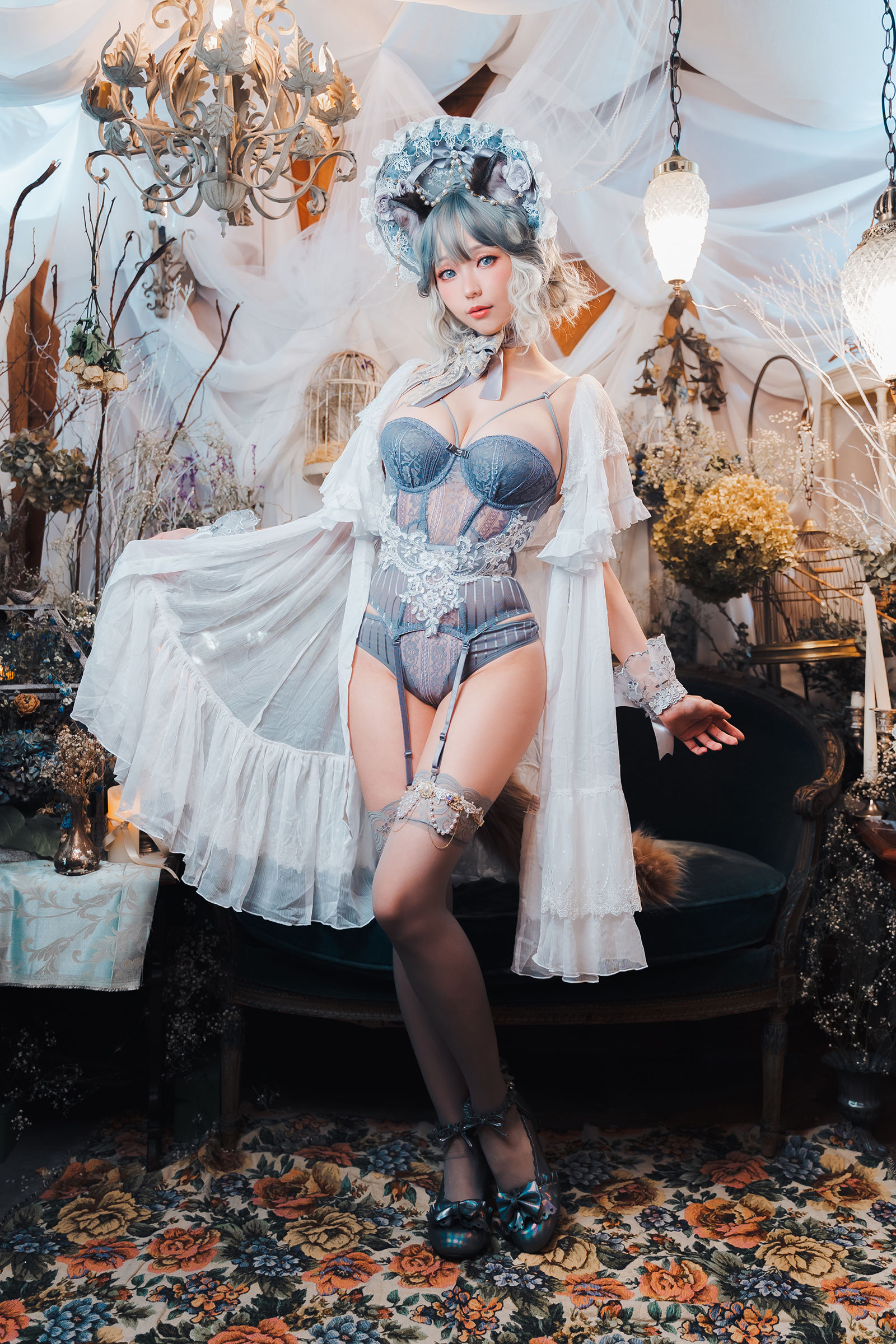 [福利COS] Ely_eee(ElyEE子) - agdoll Cat Doll 布偶貓少女人形第8张