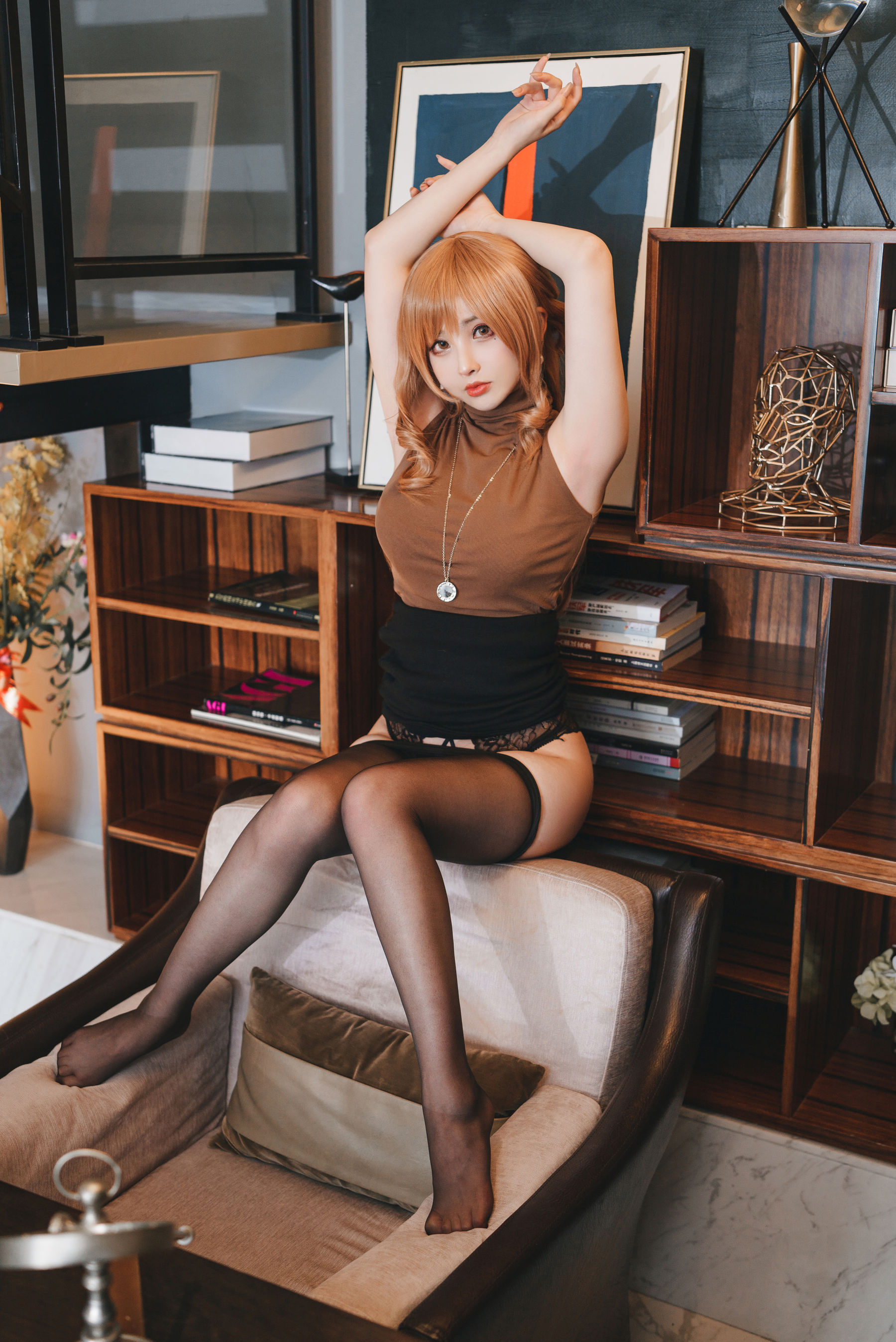 [福利COS] COS福利rioko凉凉子(肉扣热热子) - 人妻的一天-公司篇第11张