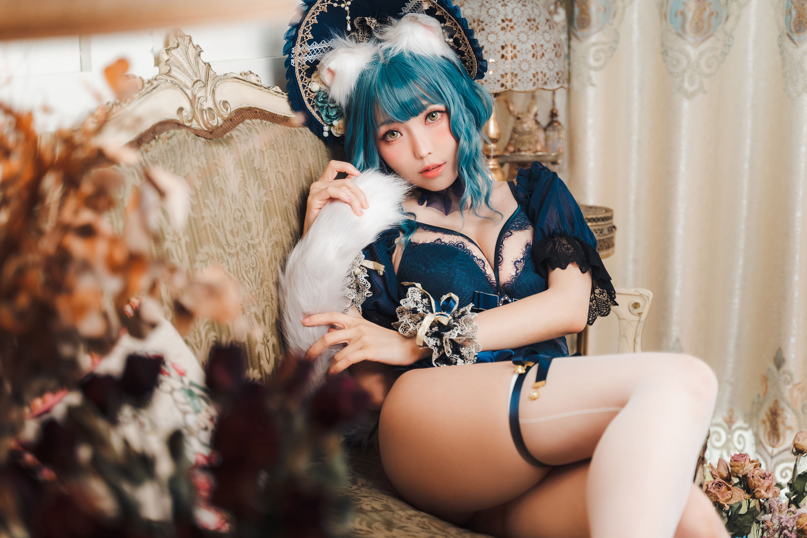[福利COS] Ely_eee(ElyEE子) - Scottish Fold Cat Doll 摺耳貓少女人形第18张