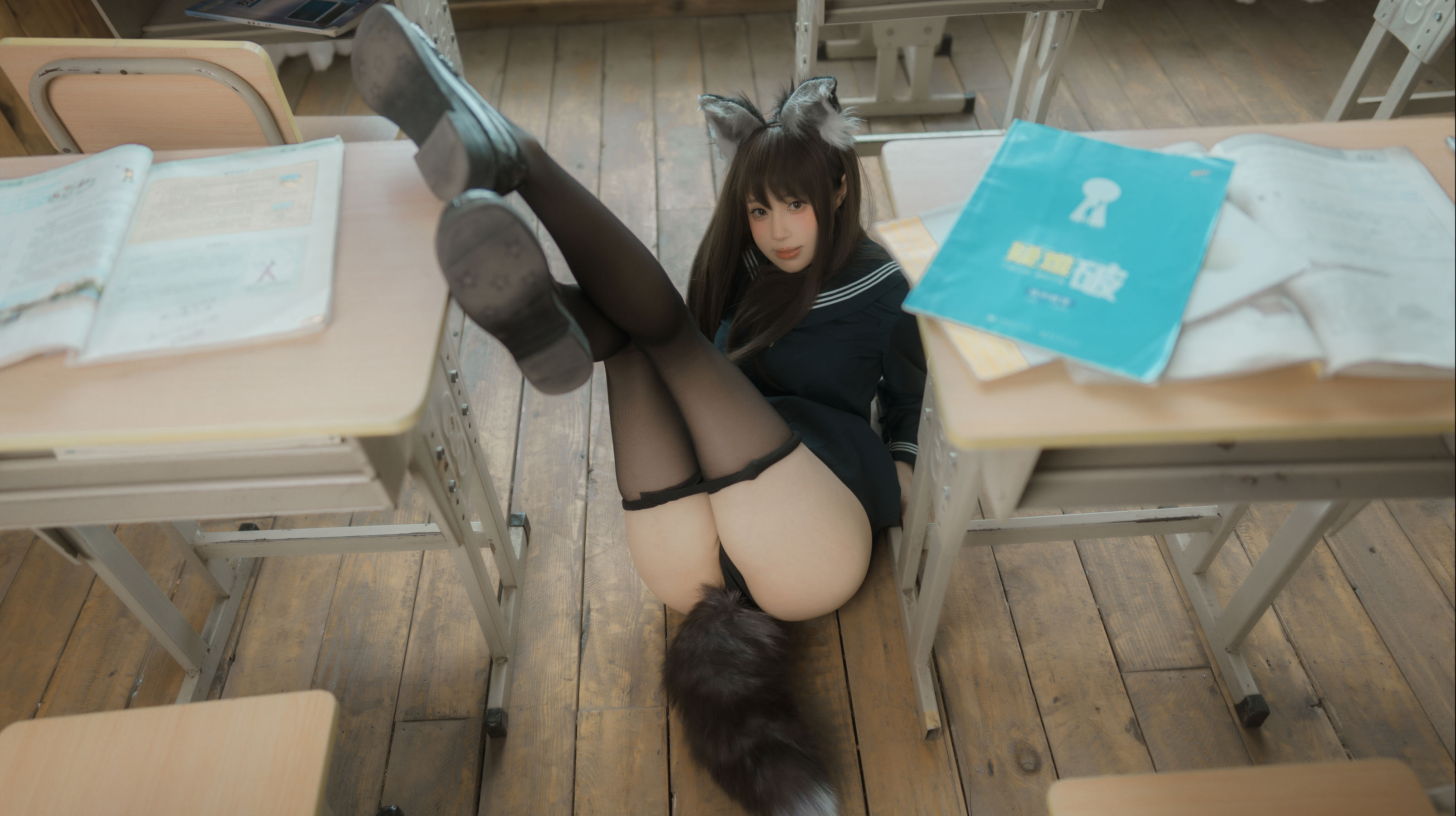 [福利COS] 西园寺南歌写真 - 与班长的游戏第19张