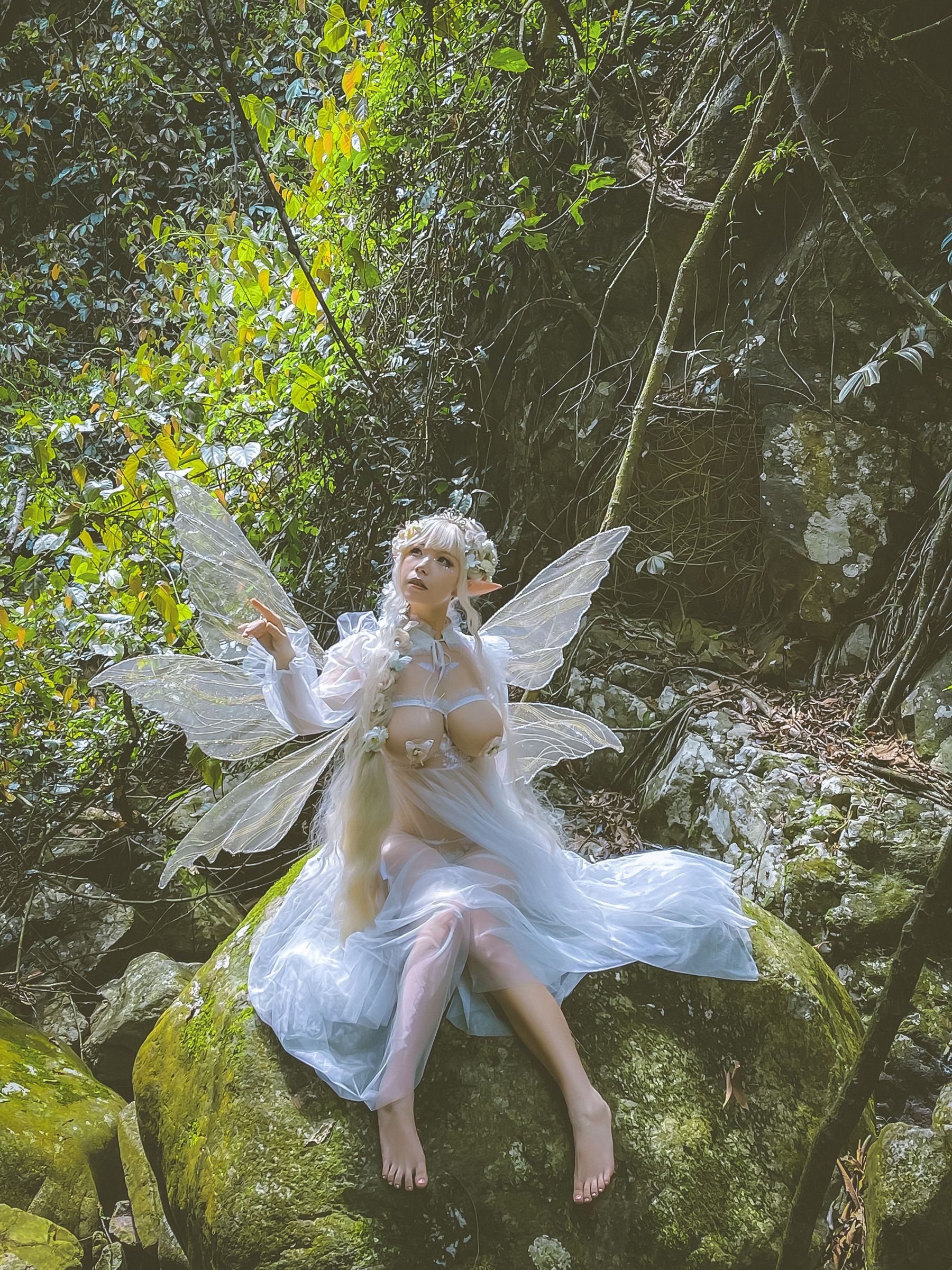 [福利COS] 自闭颜球球(无颜小天使wy) - 林中精灵第25张