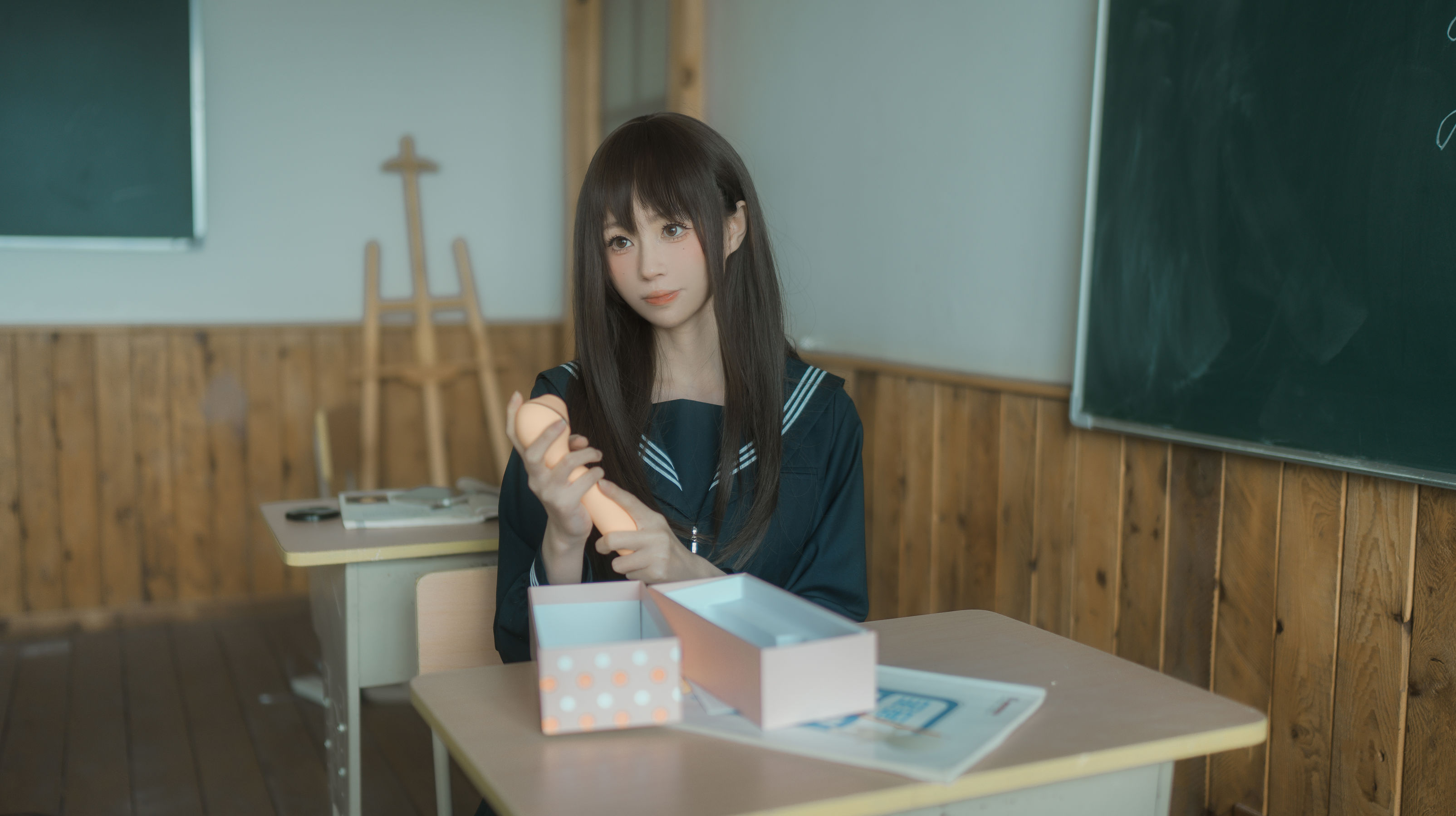 [福利COS] 西园寺南歌写真 - 与班长的游戏第24张