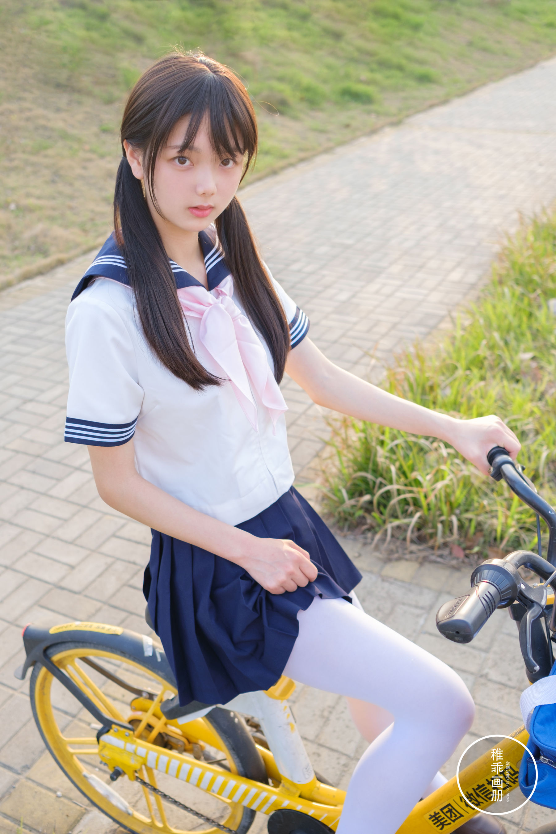 [福利COS] 柴系小乖(稚乖画册) - 夜夜 单车郊游第20张