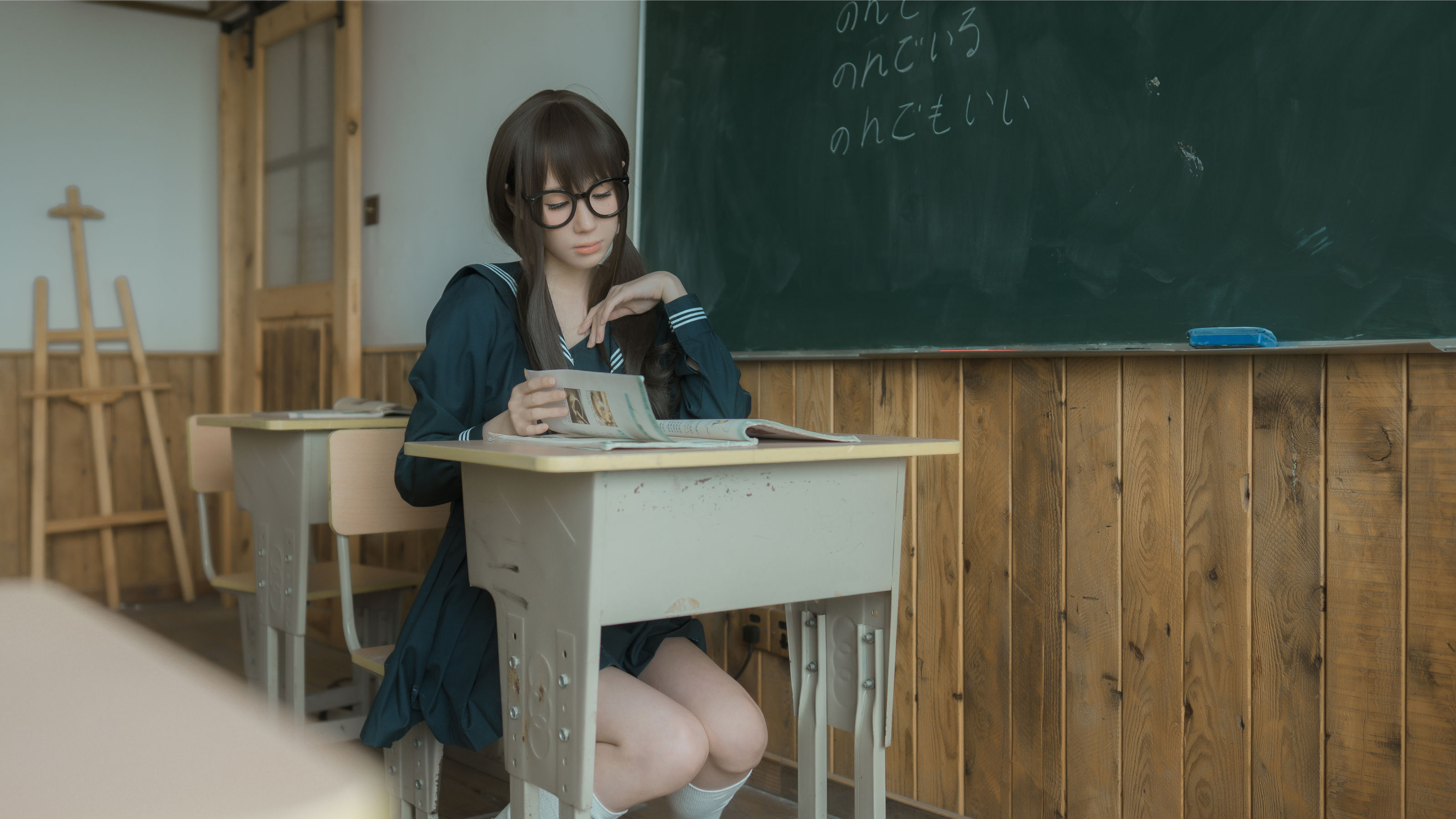 [福利COS] 西园寺南歌写真 - 与班长的游戏第7张