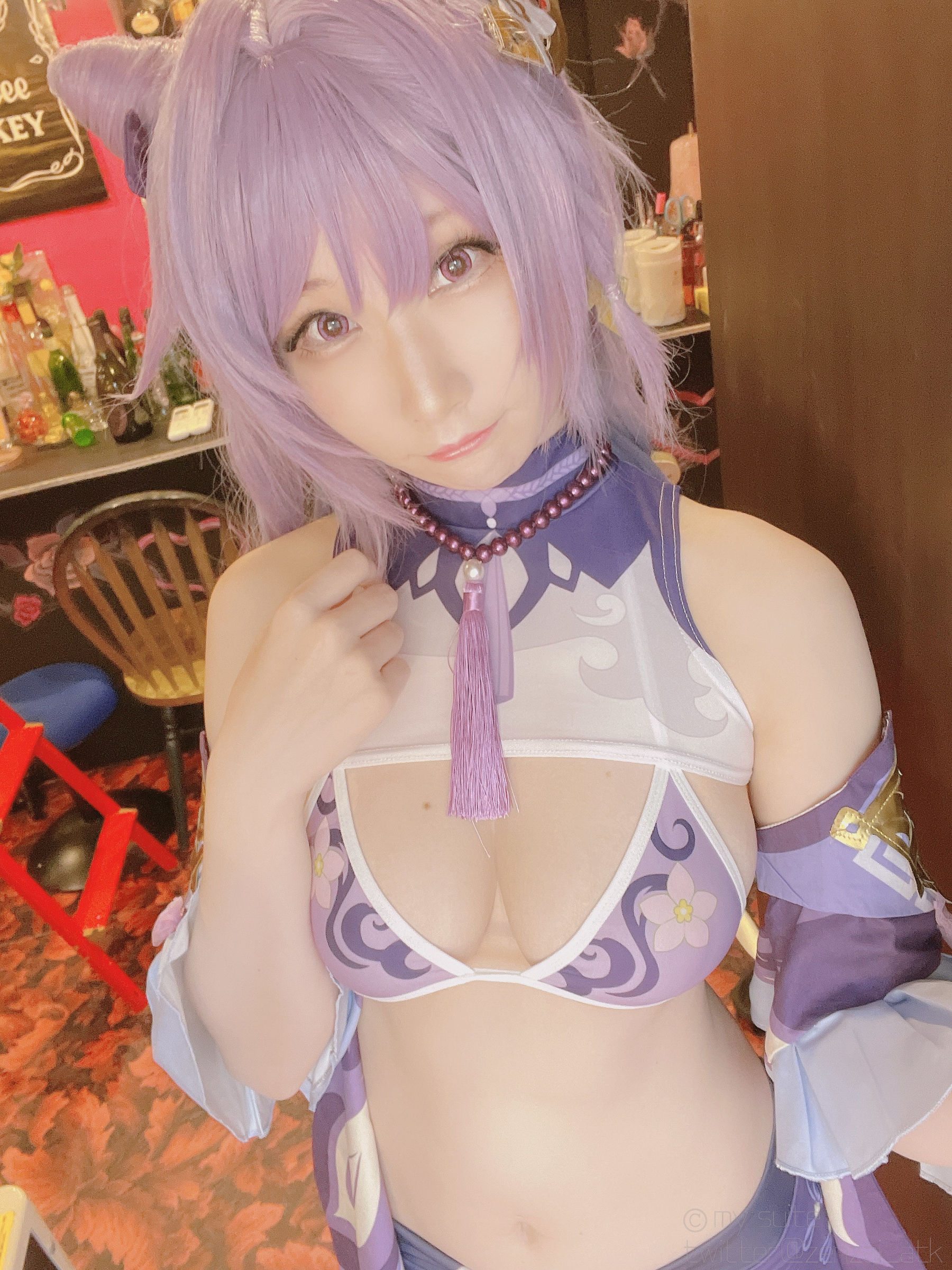 [福利COS] (Cosplay)[my suite] Atsuki あつき - Keqing 刻晴 (Genshin Impact)第11张