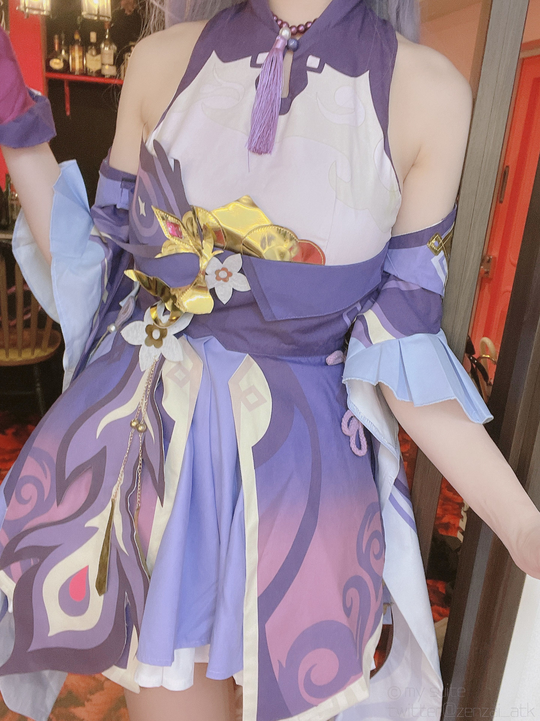 [福利COS] (Cosplay)[my suite] Atsuki あつき - Keqing 刻晴 (Genshin Impact)第9张