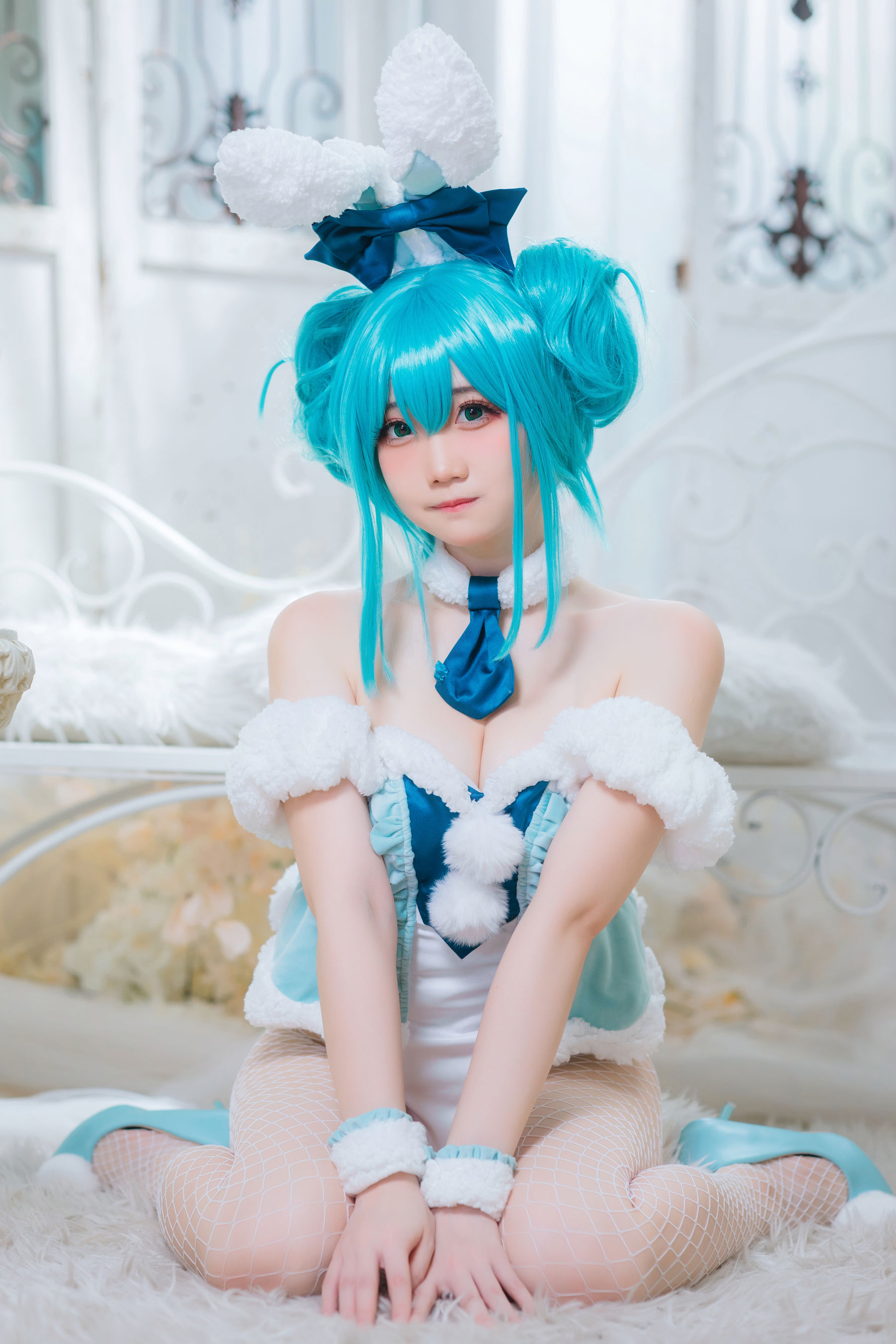[福利COS] 焖焖碳 - 初音兔女郎第8张