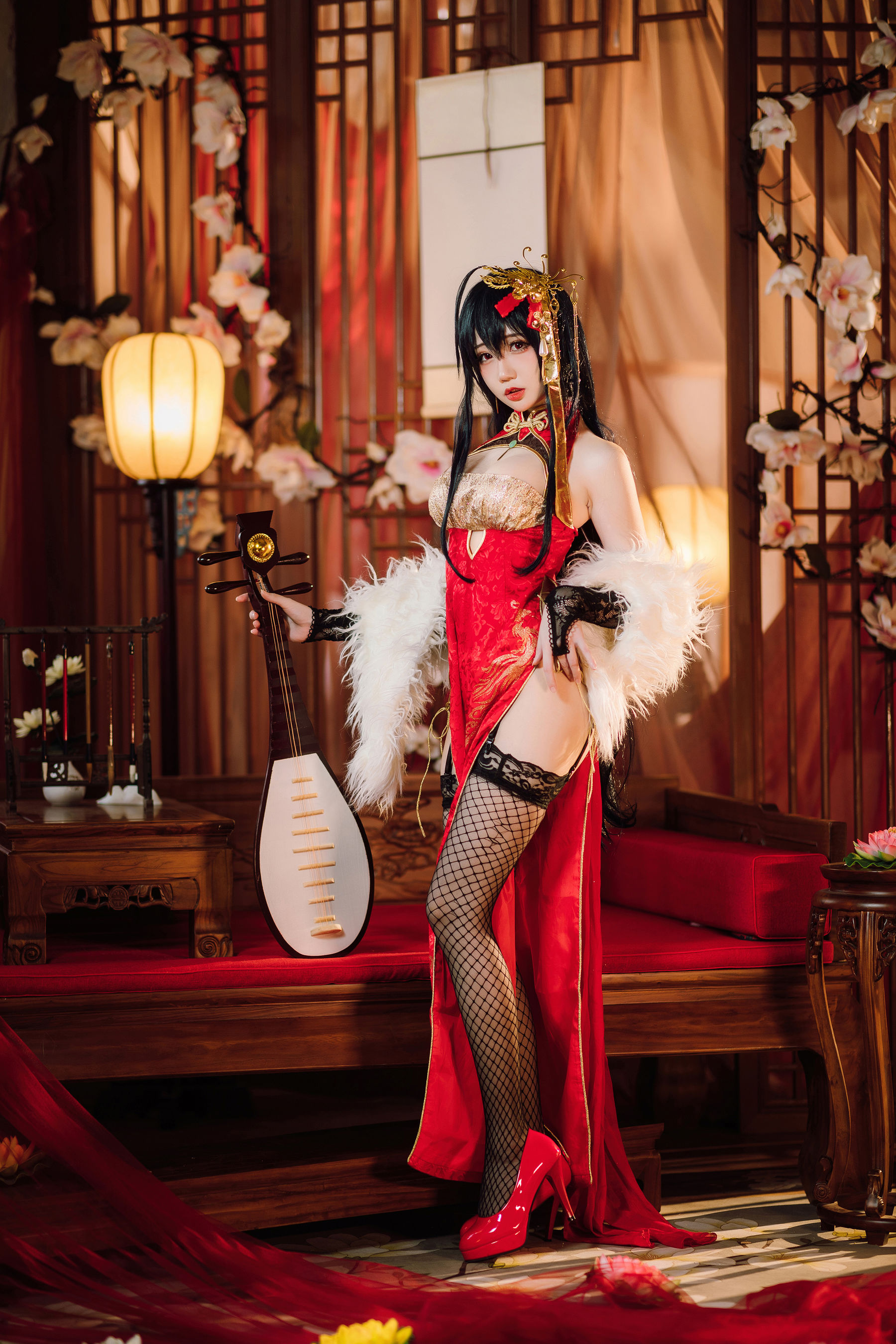 [福利COS] 焖焖碳 - 大凤旗袍第7张