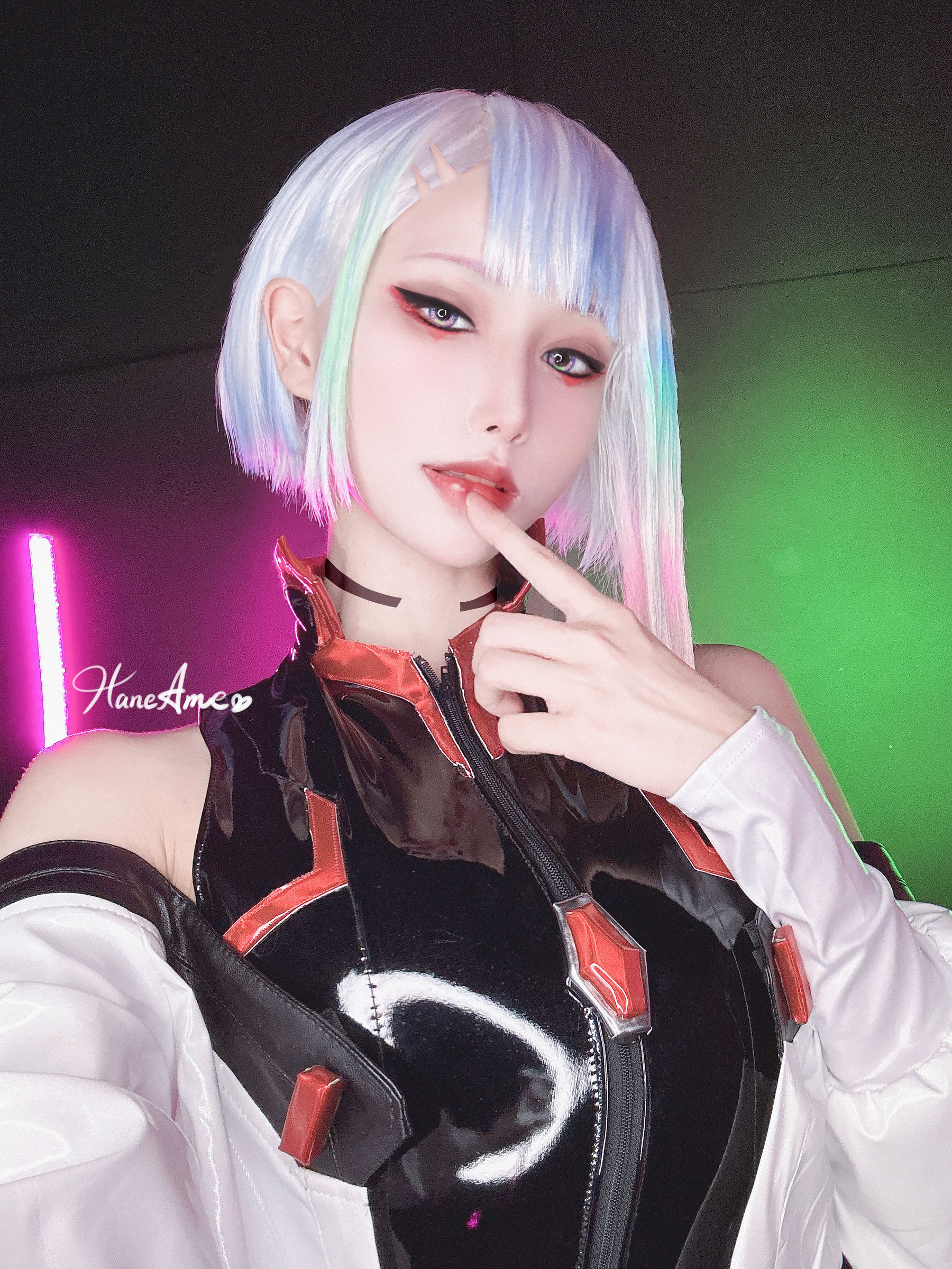 [福利COS] Hane Ame 雨波写真 - Cyberpunk Lucy第12张