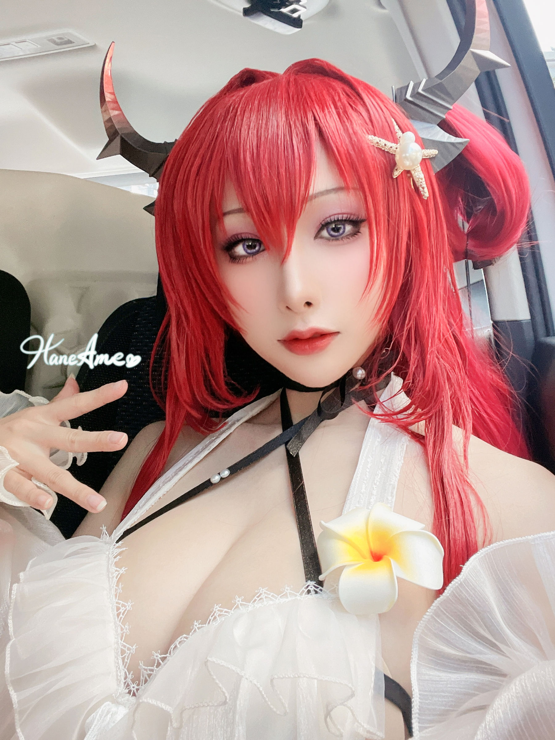 [福利COS] Hane Ame 雨波写真 - Arknights Surtr 泳裝第13张