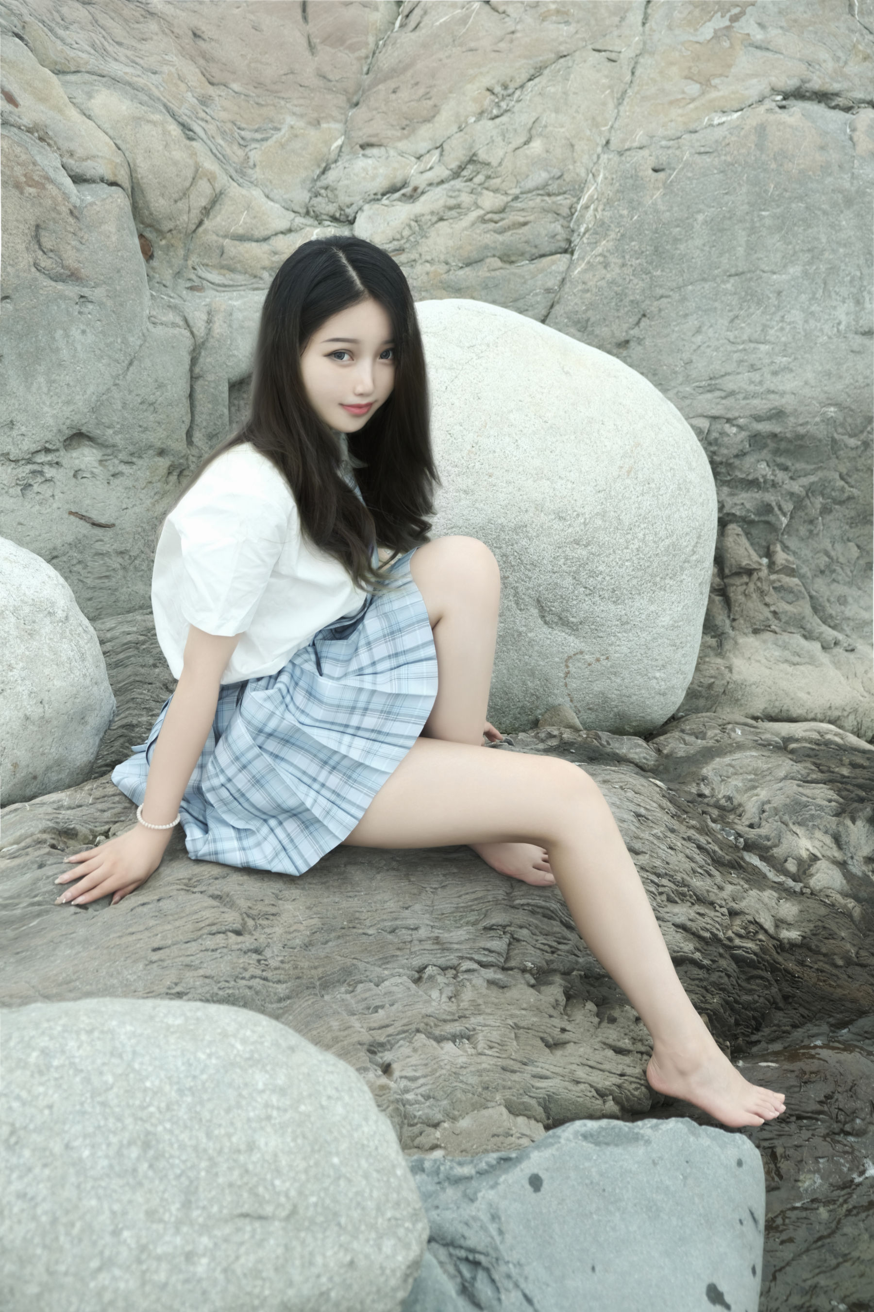 [福利COS] eloise软软 - 河边JK第4张