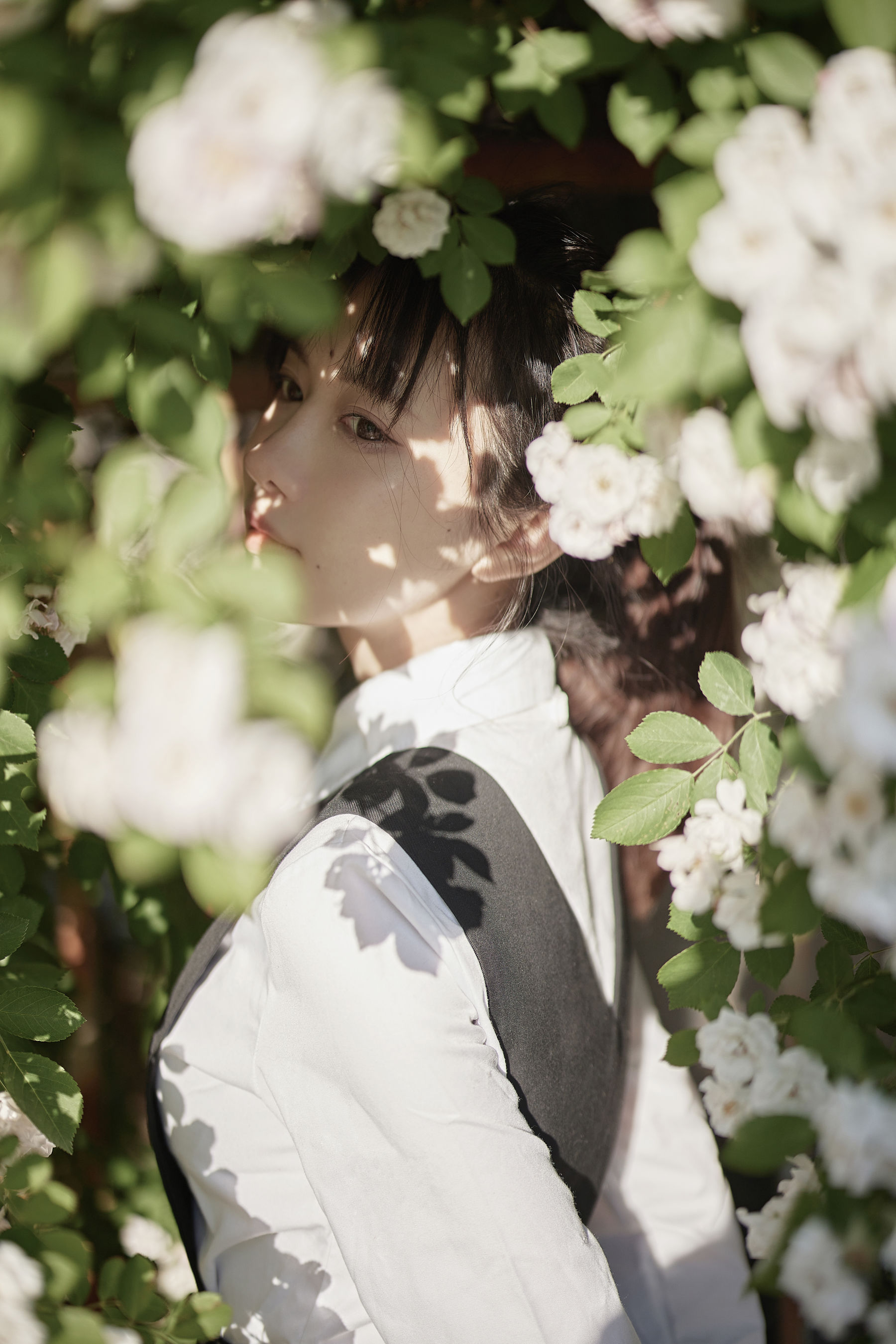 [福利COS] Shika小鹿鹿 - 蔷薇JK第3张