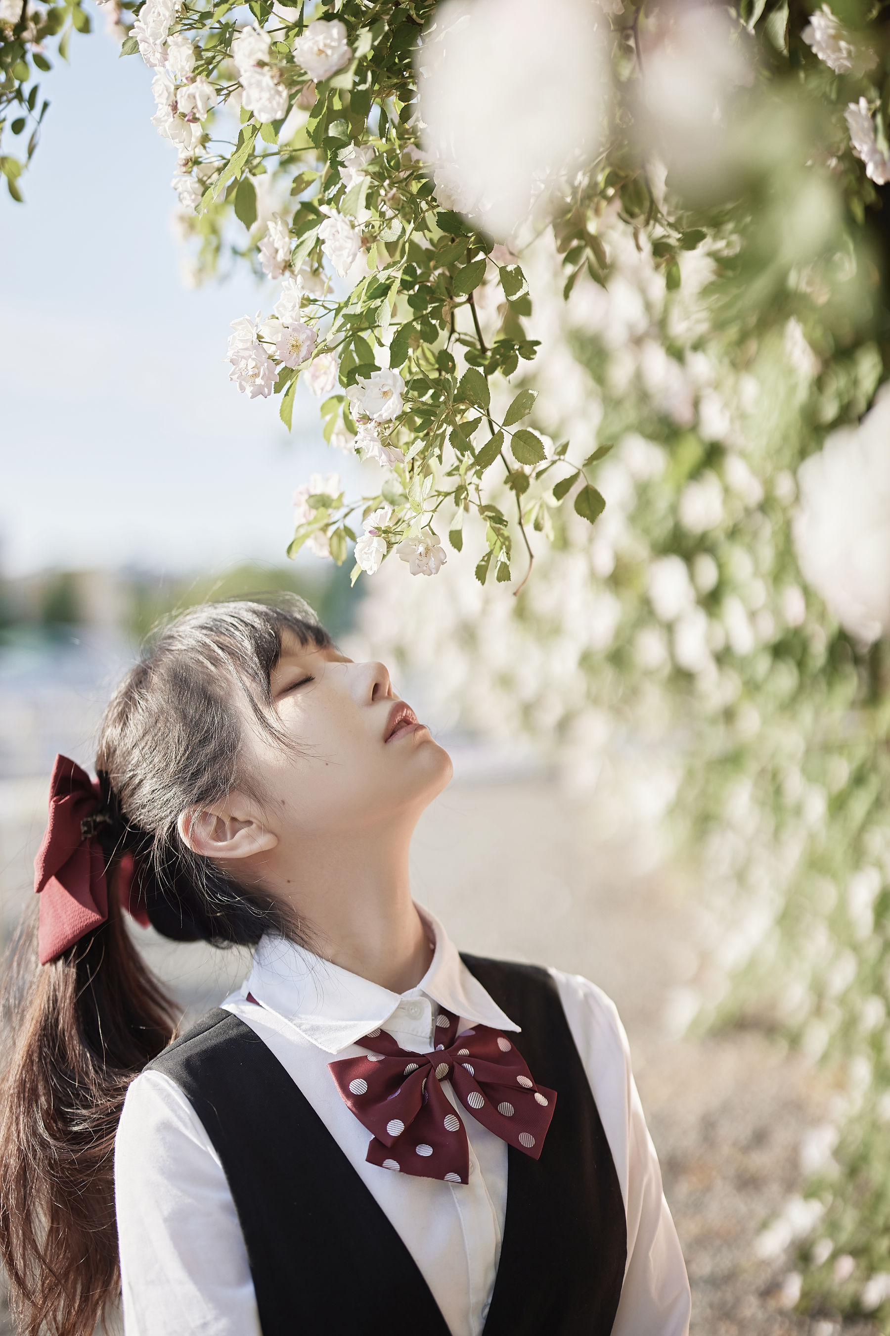 [福利COS] Shika小鹿鹿 - 蔷薇JK第6张