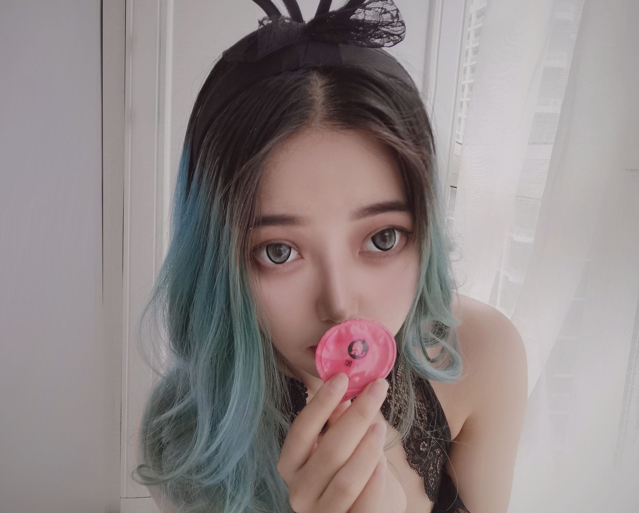 [福利COS] eloise软软 - 小粉盒黑兔子第4张