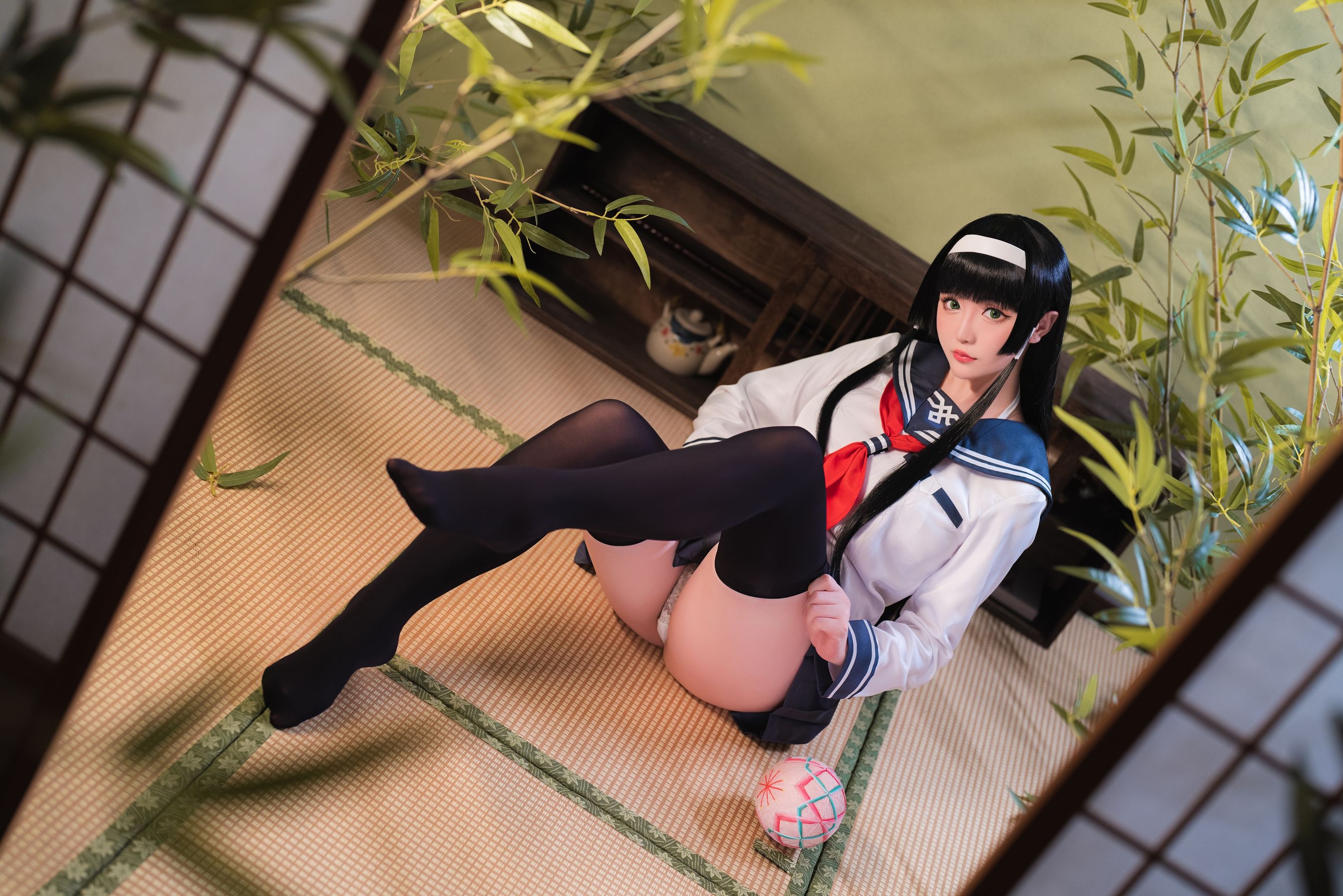 [福利COS] Coser小姐姐星之迟迟 - 莲花JK第3张