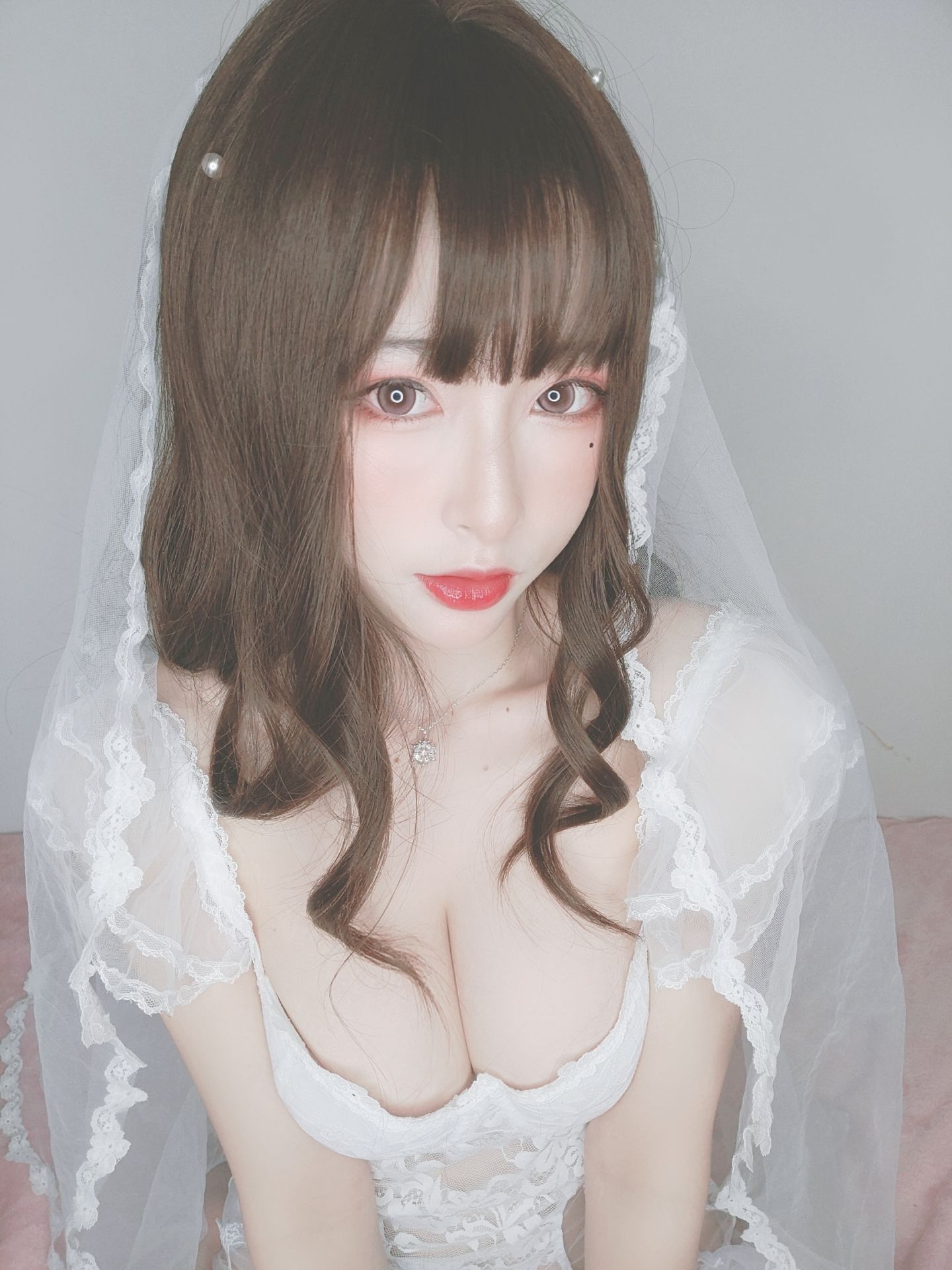 [福利COS] 尤物清水由乃 - 花嫁自拍第6张