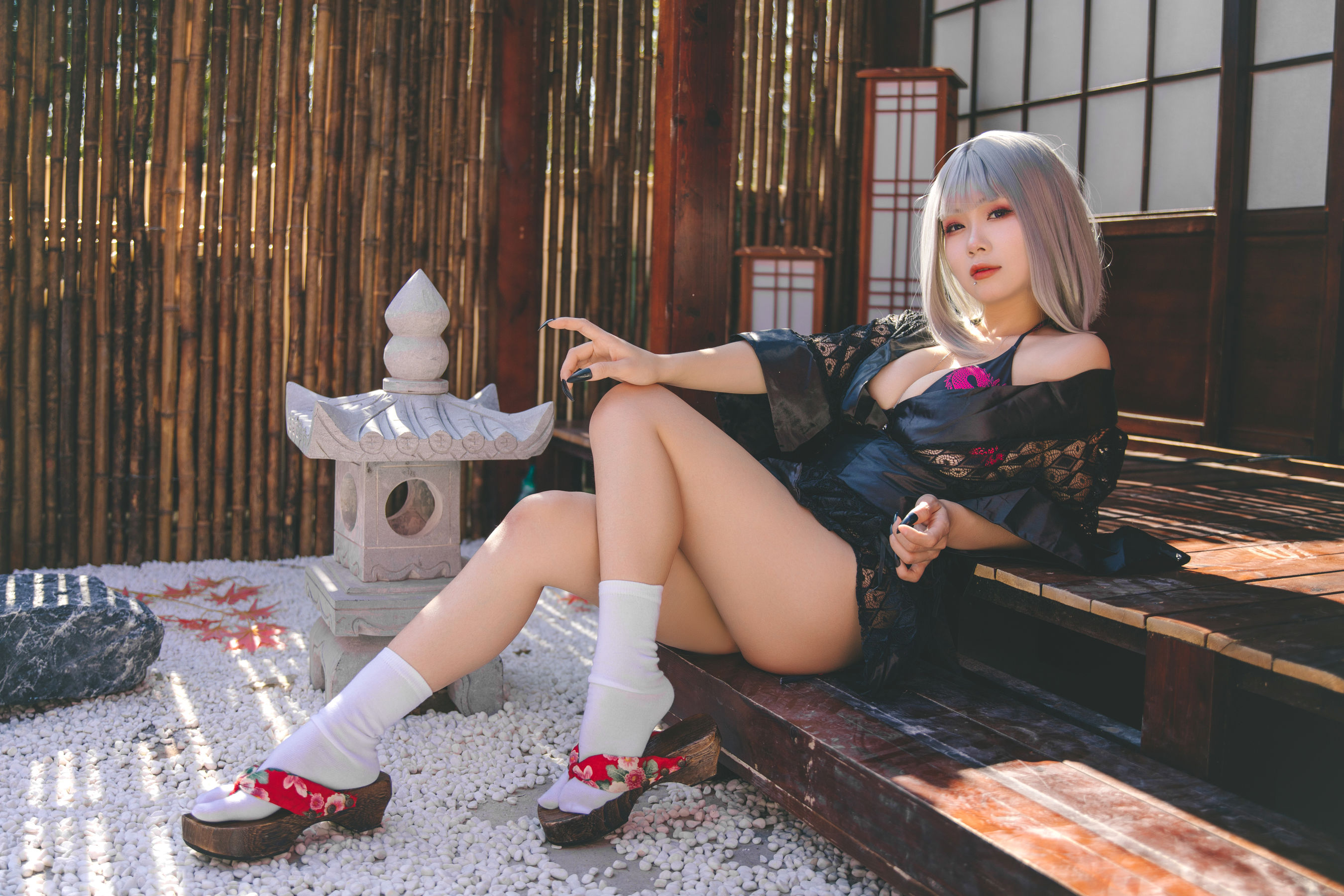 [福利COS] 末夜787 - 五月舰长 和服第9张