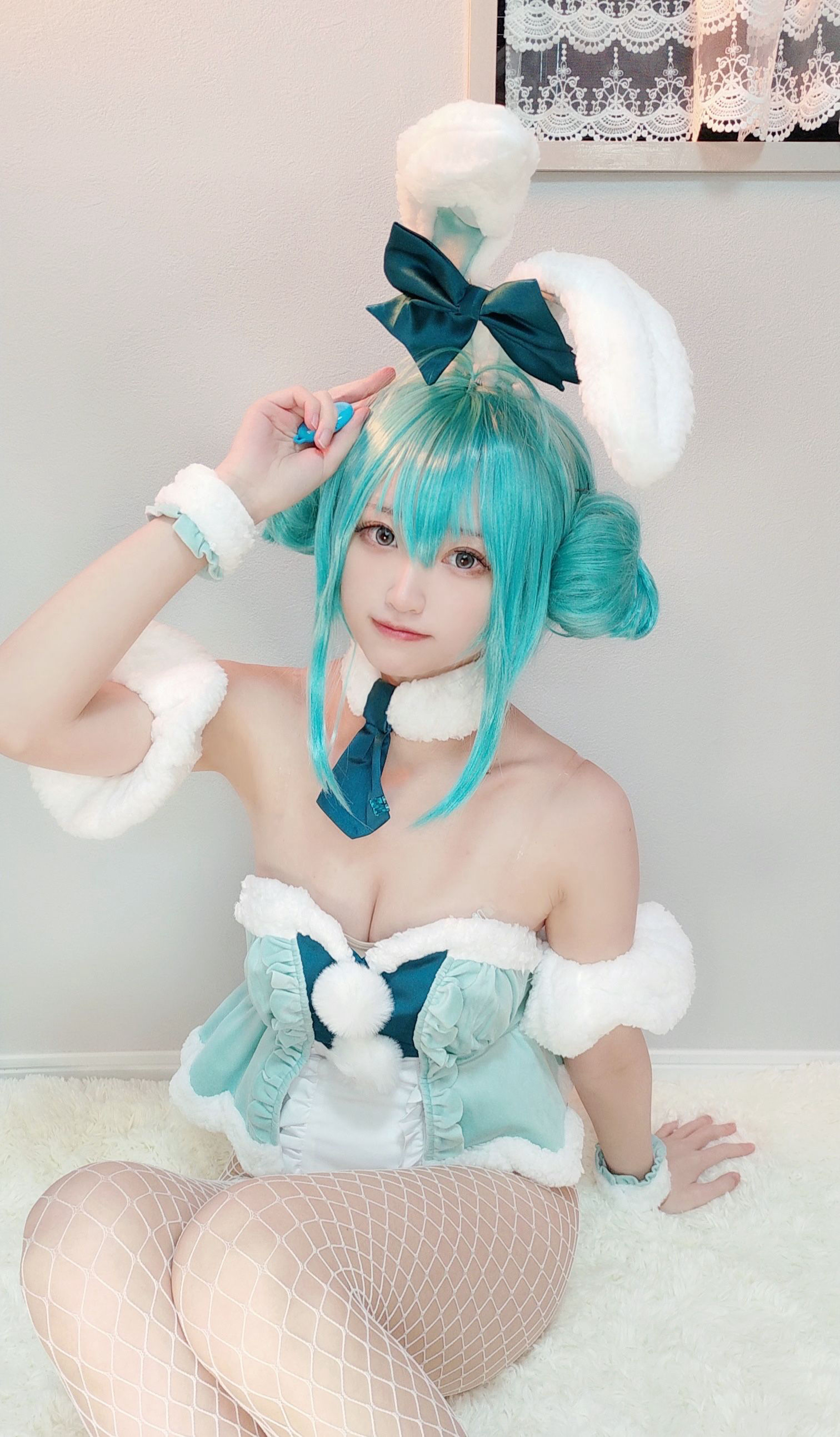 [福利COS] 千阳(ちよ) - 初音兔女郎第9张