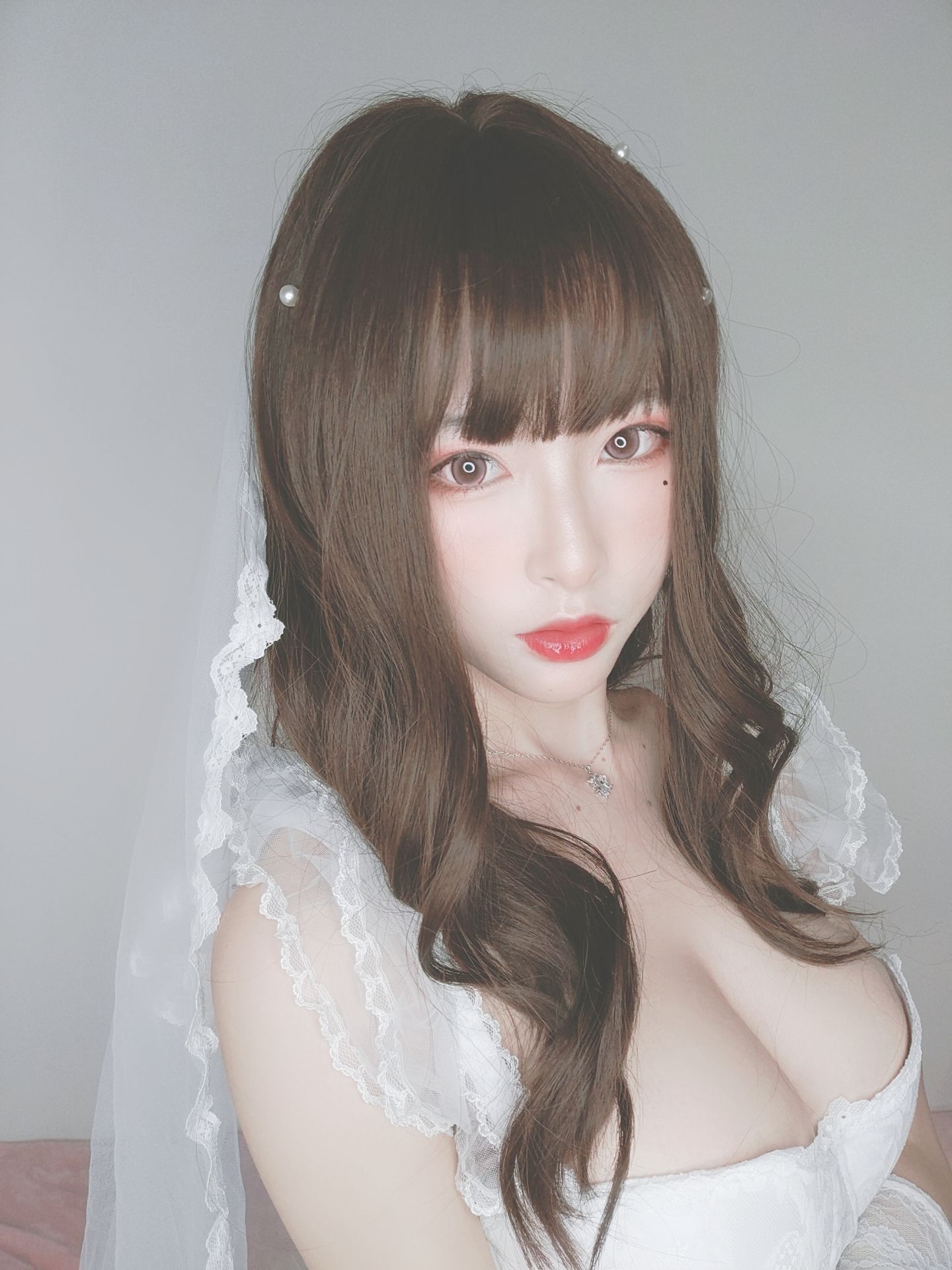 [福利COS] 尤物清水由乃 - 花嫁自拍第4张