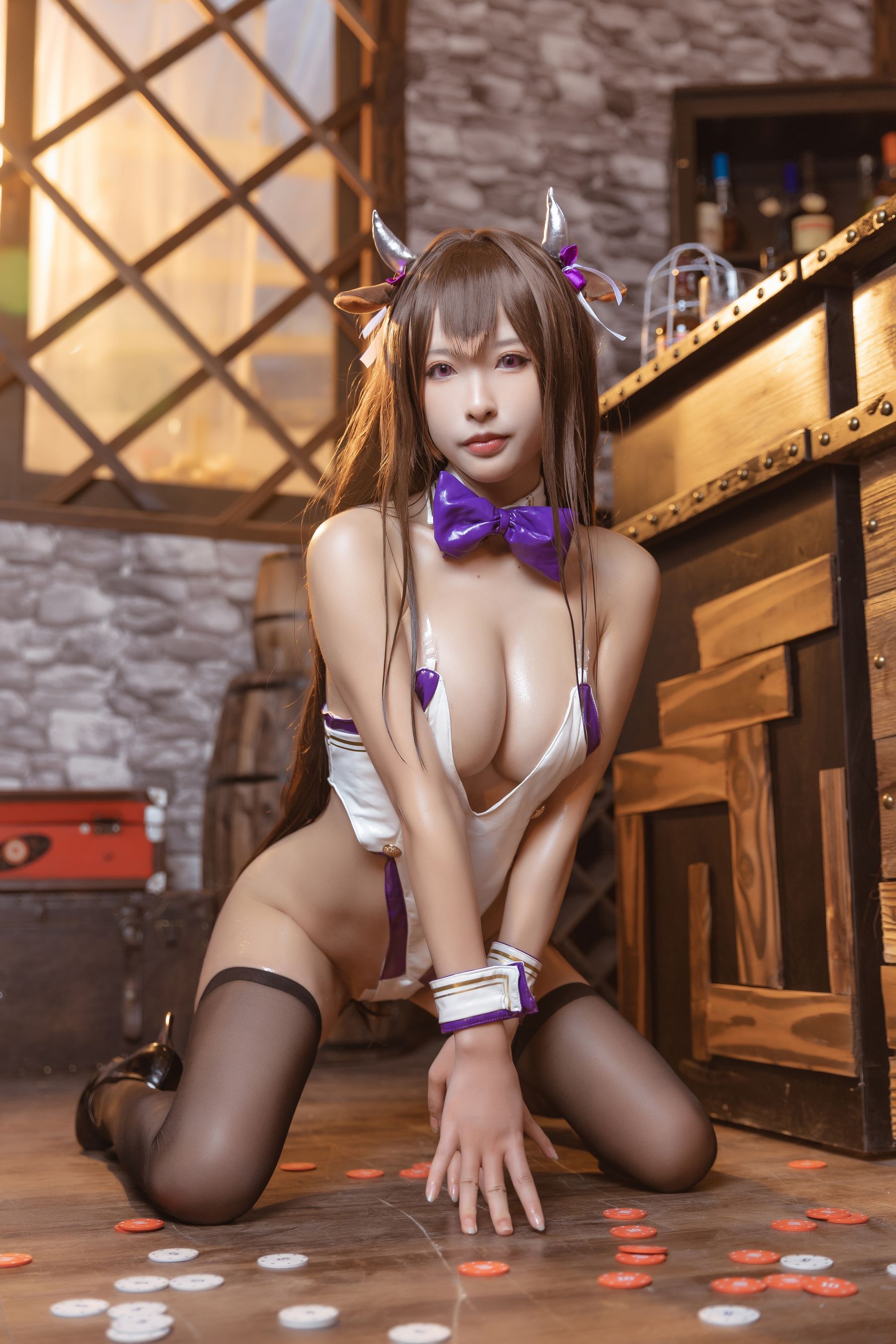 [福利COS] 尤物清水由乃 - 樫野兔女郎第15张