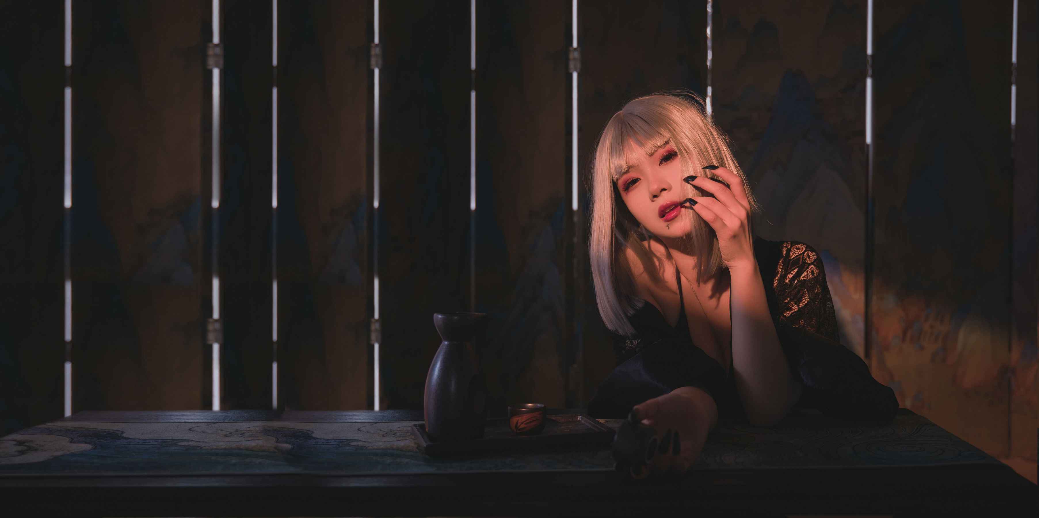 [福利COS] 末夜787 - 五月舰长 和服第2张