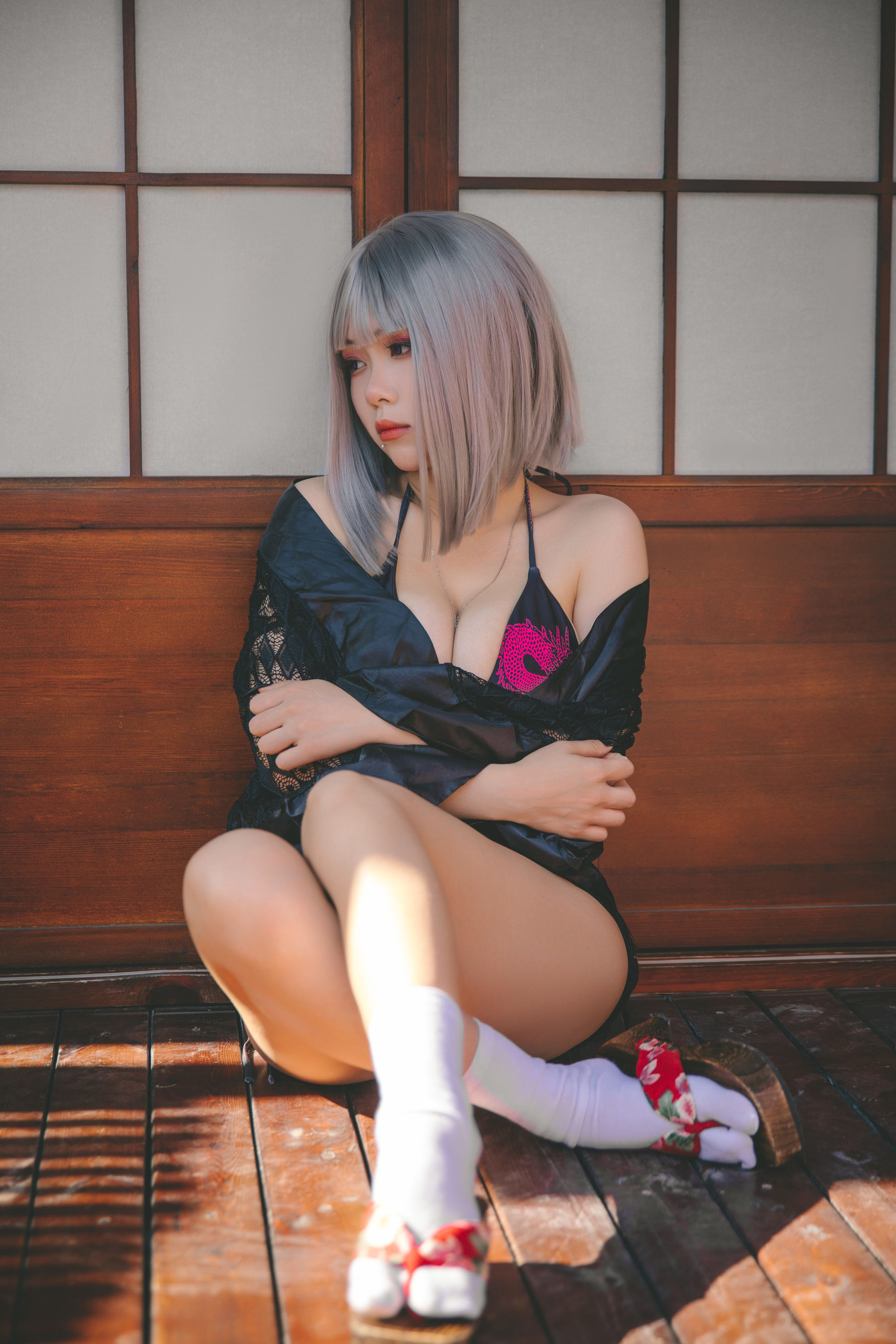 [福利COS] 末夜787 - 五月舰长 和服第13张