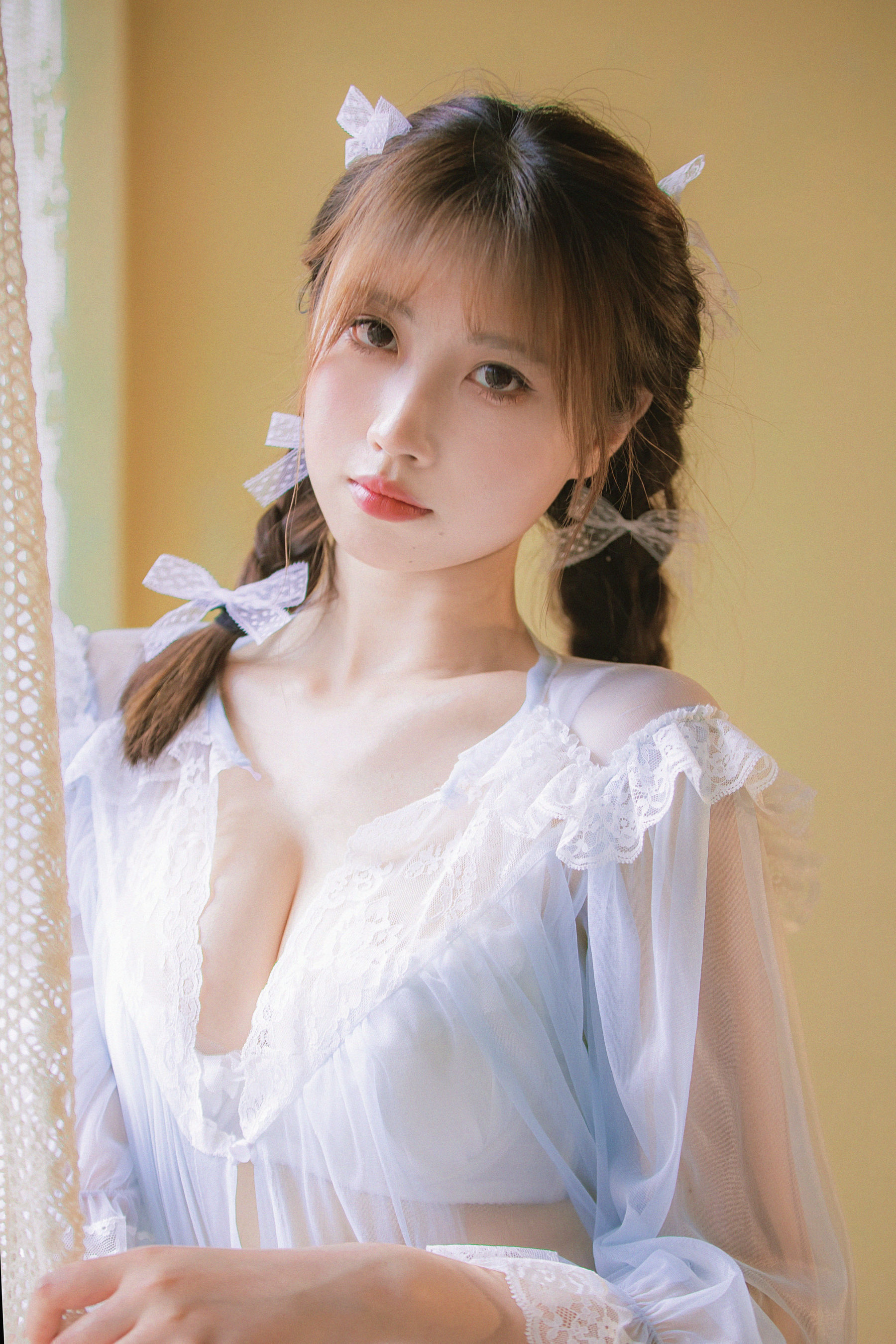 [福利COS] 次元少女念雪ww - 蓝纱衣第9张