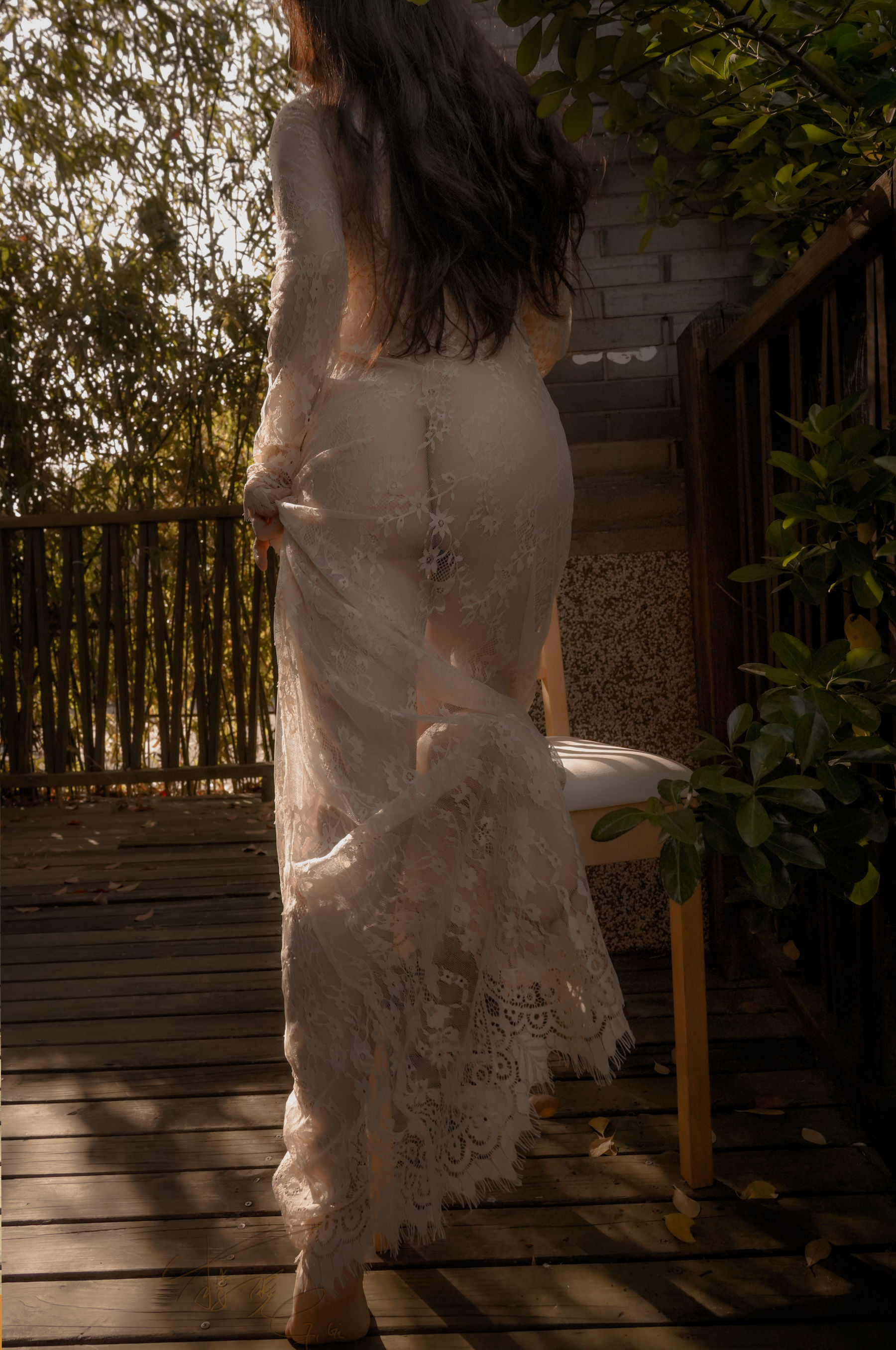 [福利COS] 网络红人樱晚gigi - 听日落时第3张