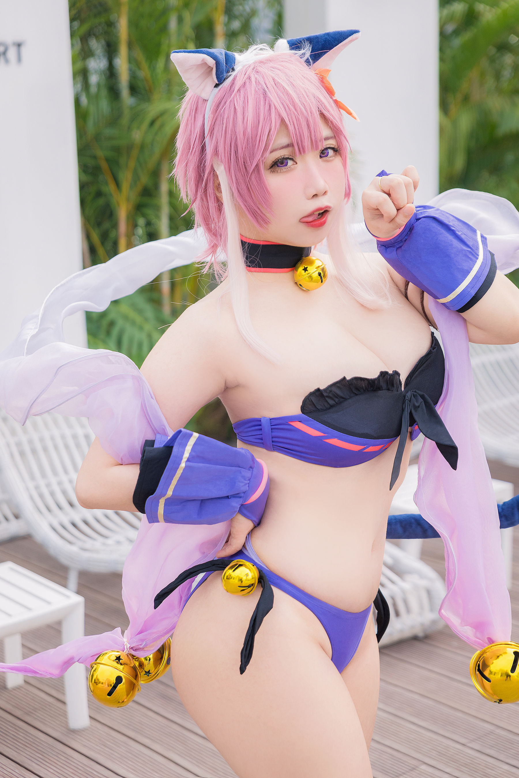 [福利COS] 贞子蜜桃 - 九月舰长 宮坂珠希泳装第7张