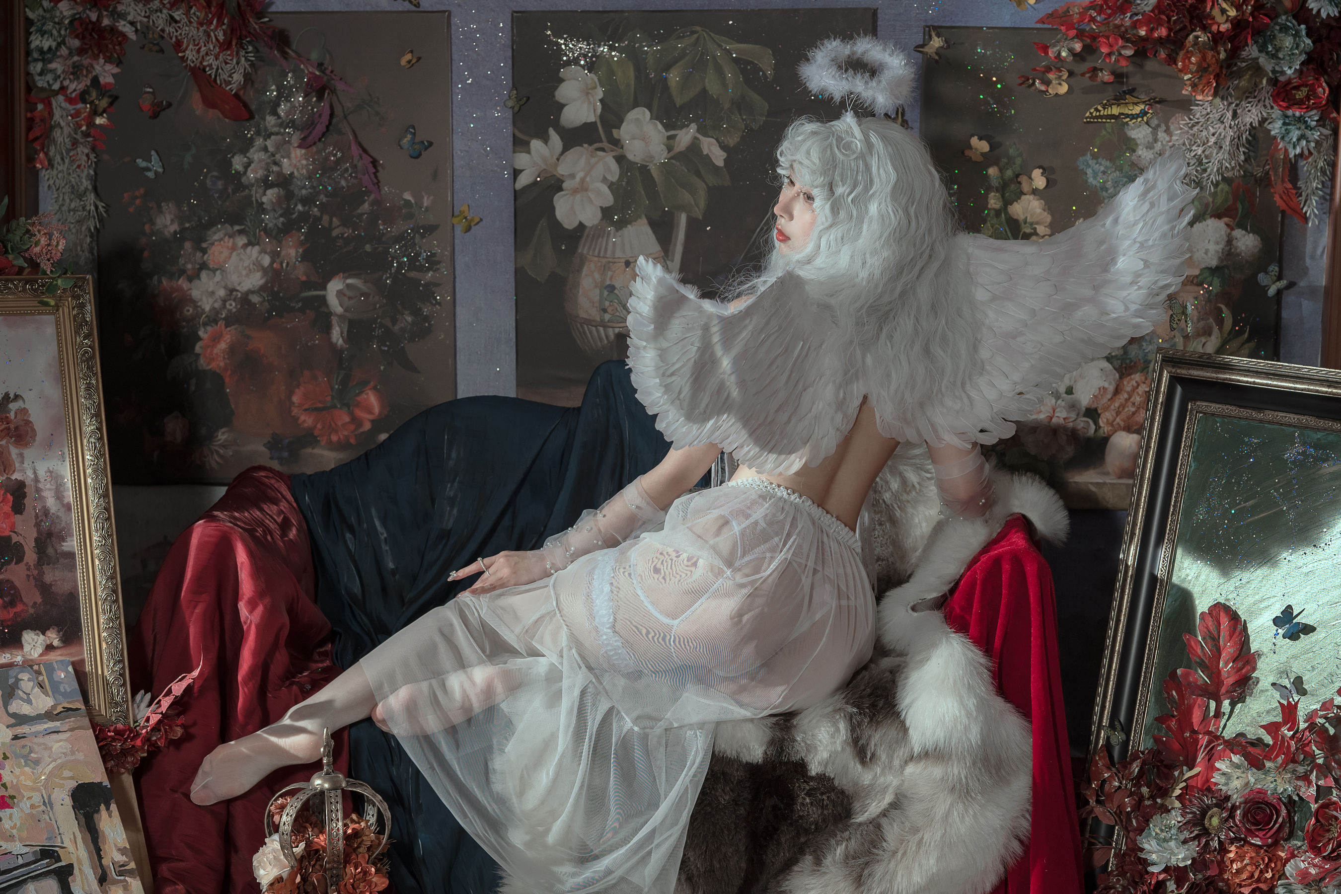 [福利COS] 云溪溪 - 奶桃桃 N44天使第7张