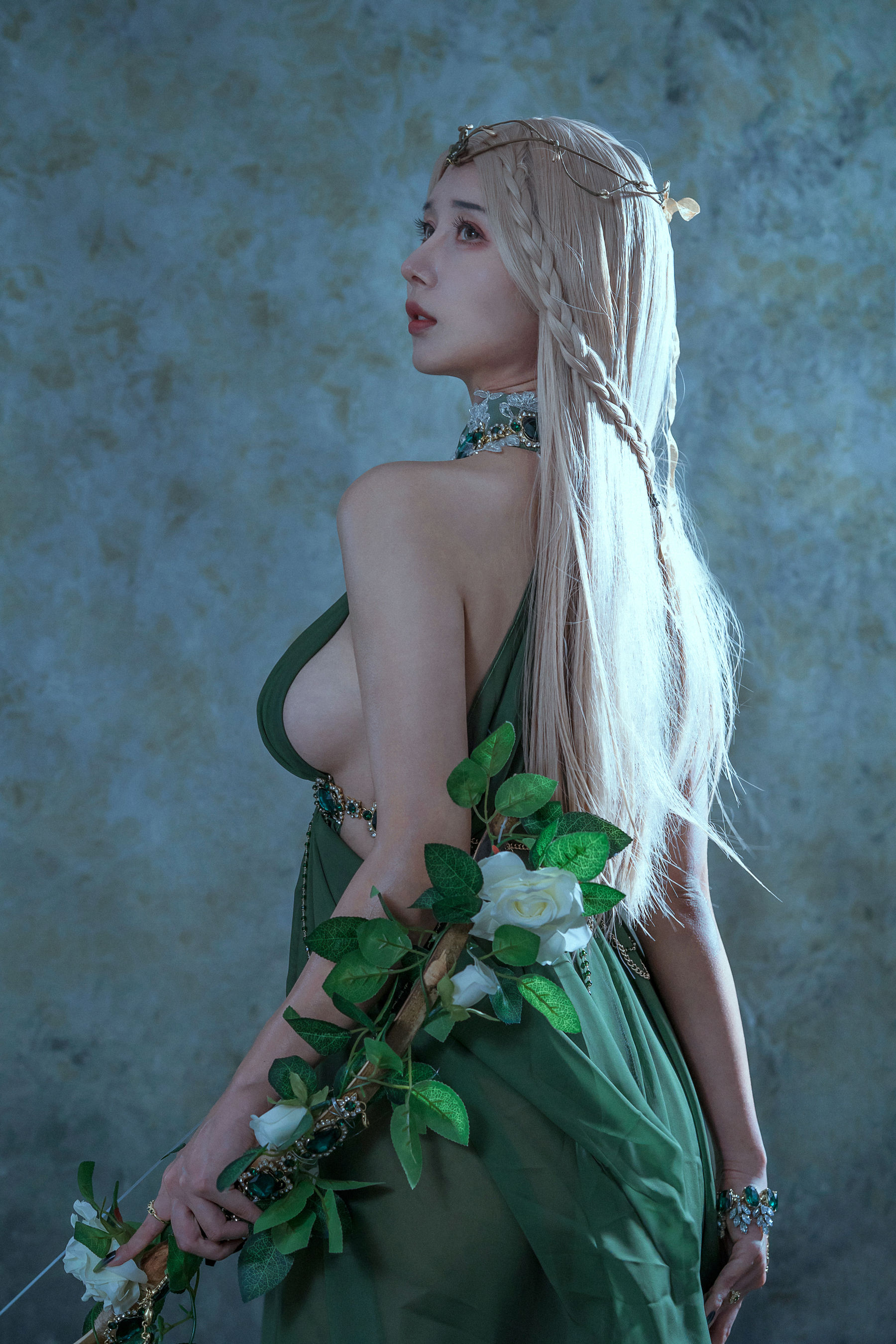 [福利COS] 云溪溪 - 奶桃 孔雀石第14张